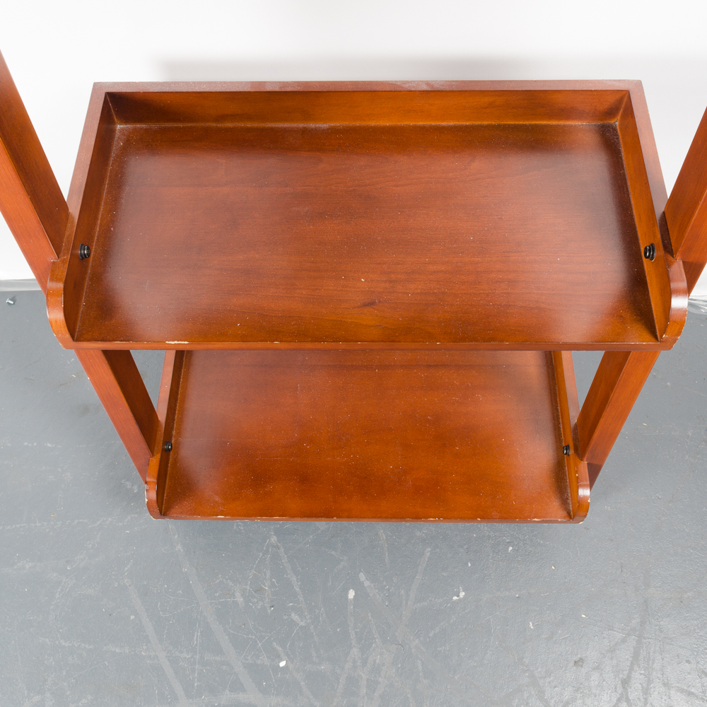 Leaning "Ladder" Shelving Unit