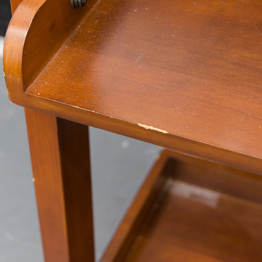 Leaning "Ladder" Shelving Unit