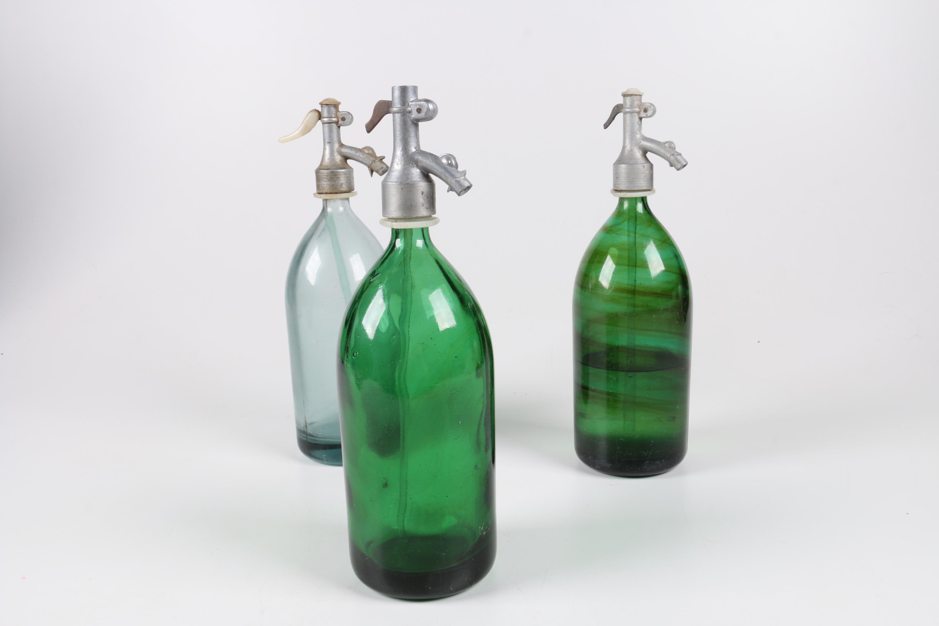 Vintage Glass Soda Syphons