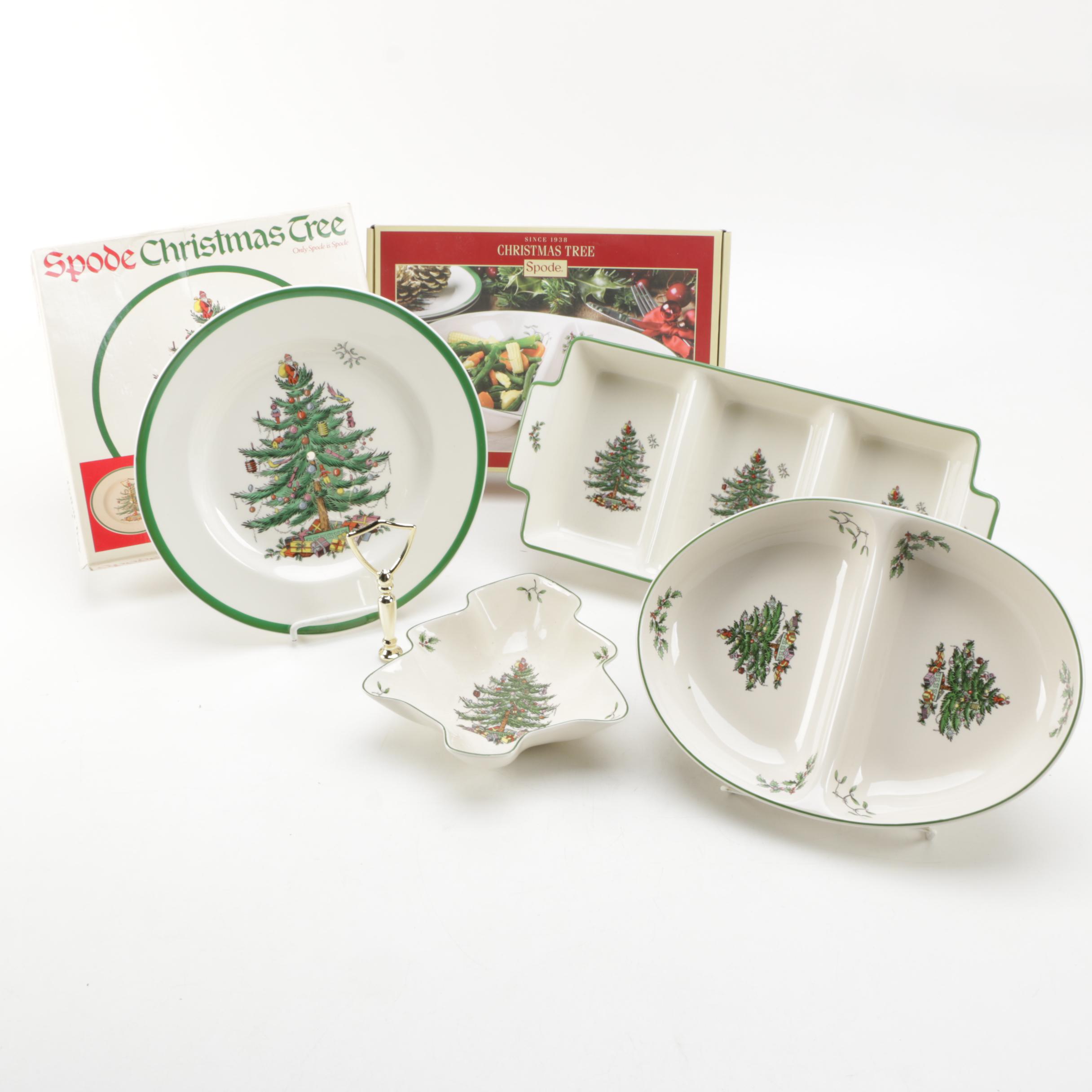 Spode 'Christmas Tree' Ceramic Serveware