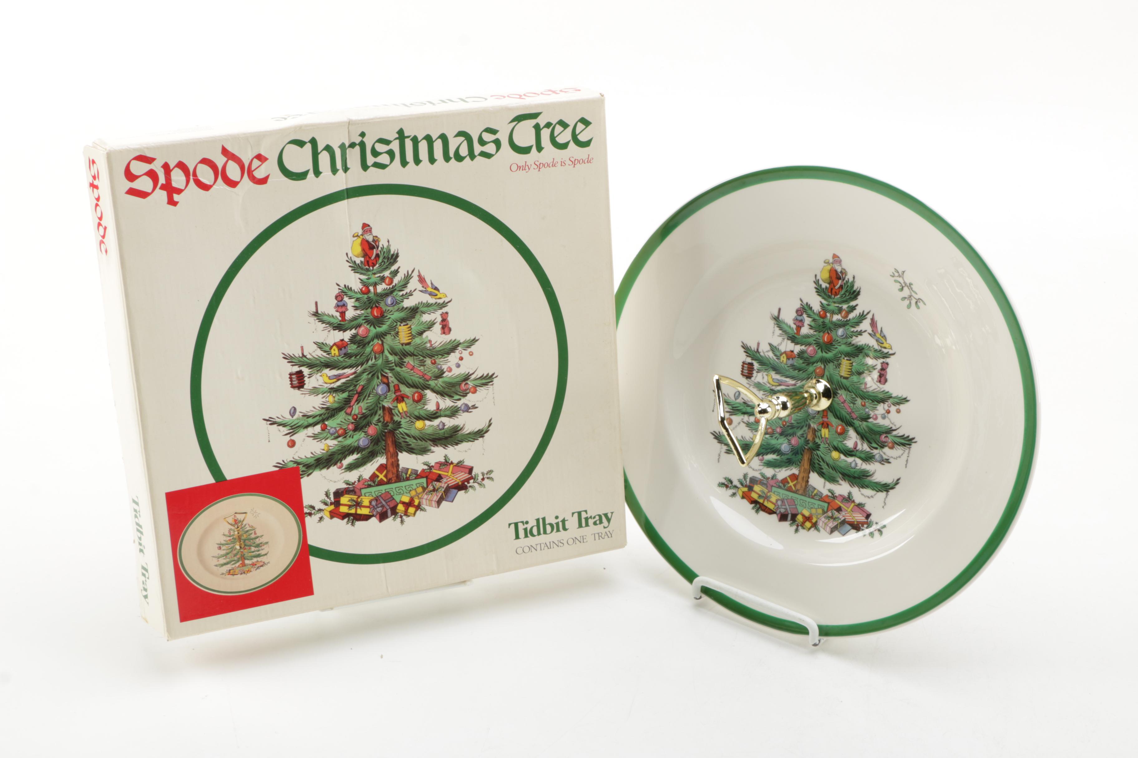 Spode 'Christmas Tree' Ceramic Serveware
