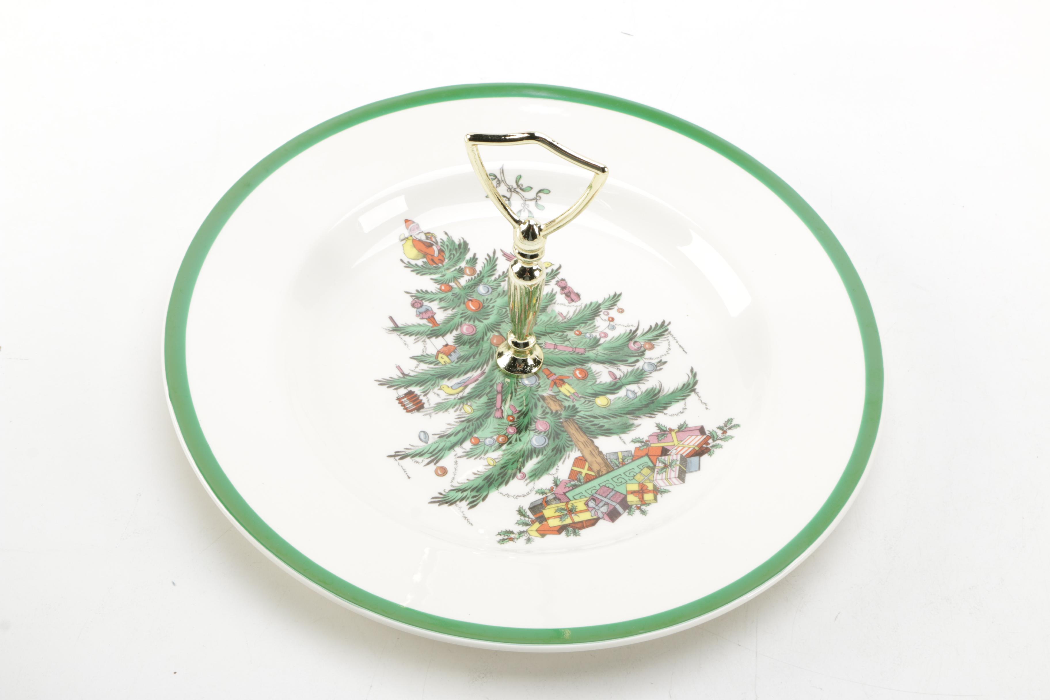 Spode 'Christmas Tree' Ceramic Serveware
