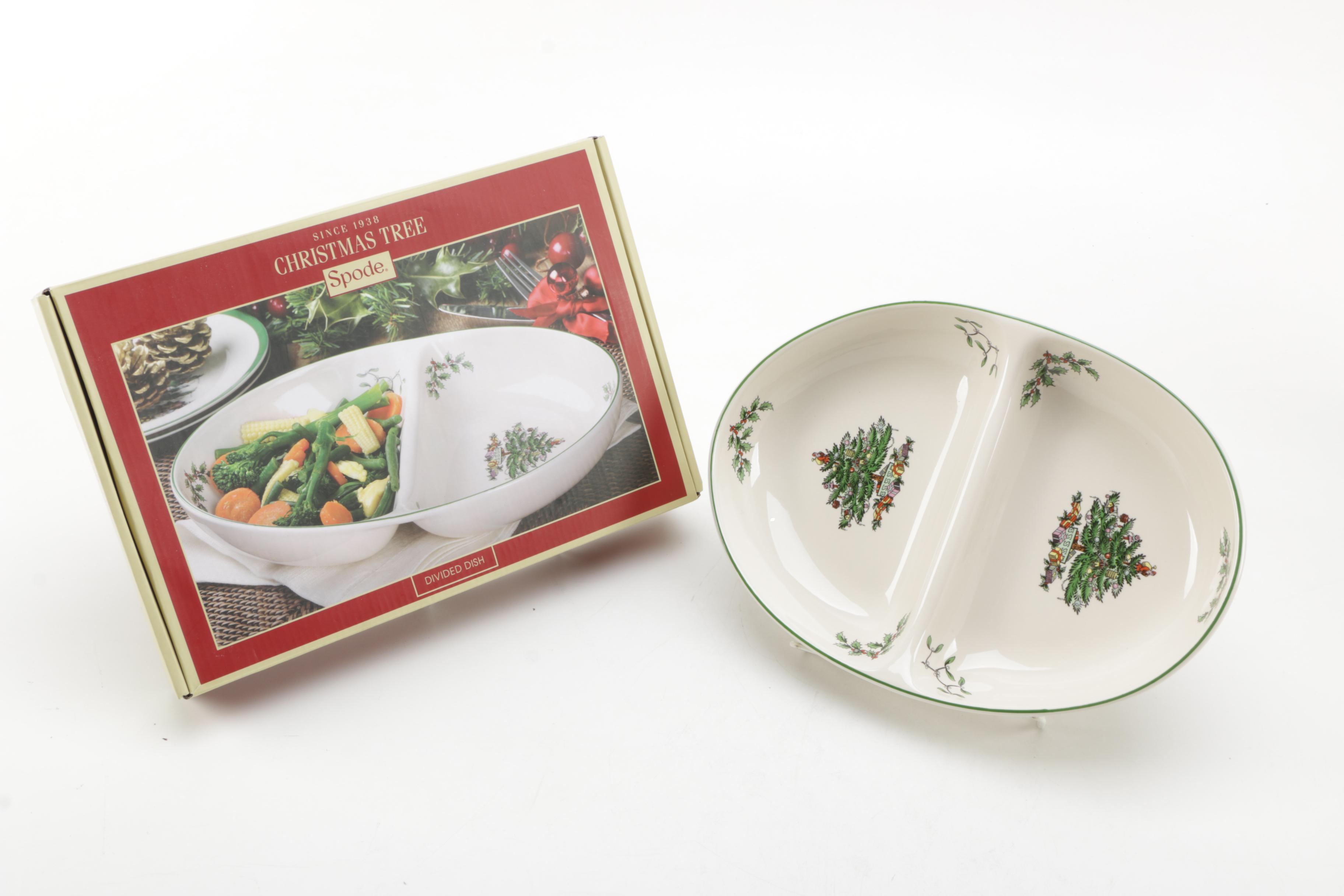 Spode 'Christmas Tree' Ceramic Serveware