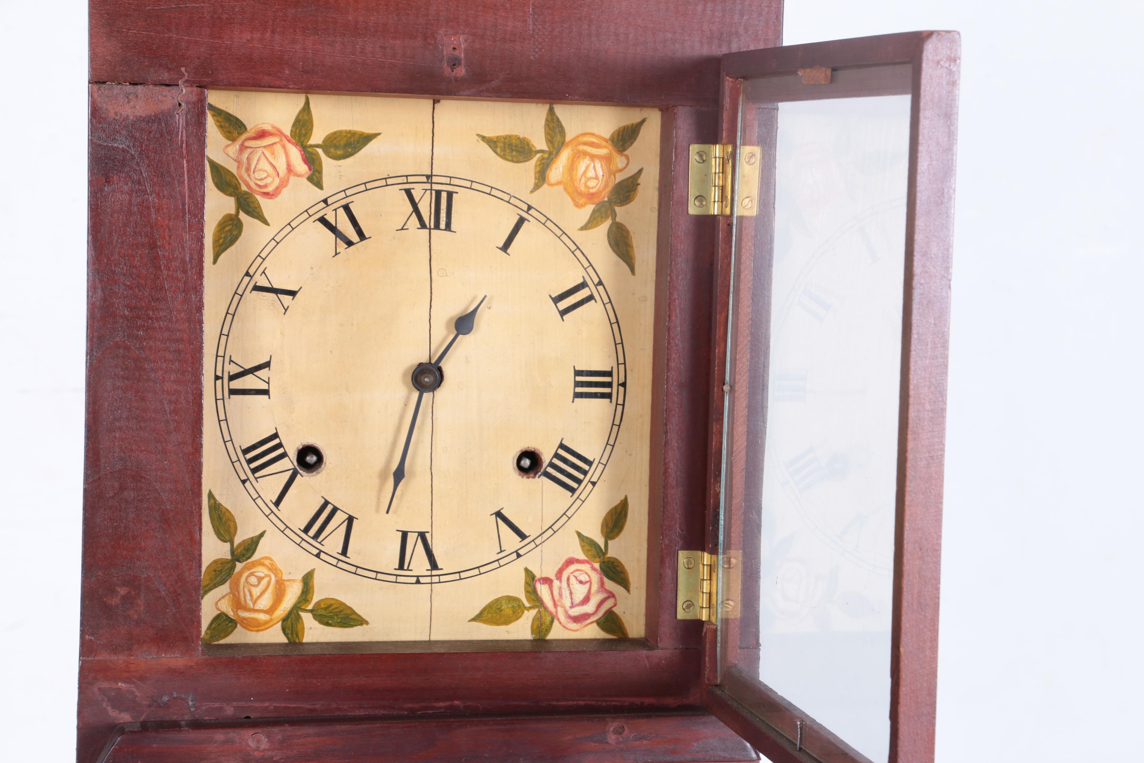 Antique and Vintage Tall Case Wood Clocks