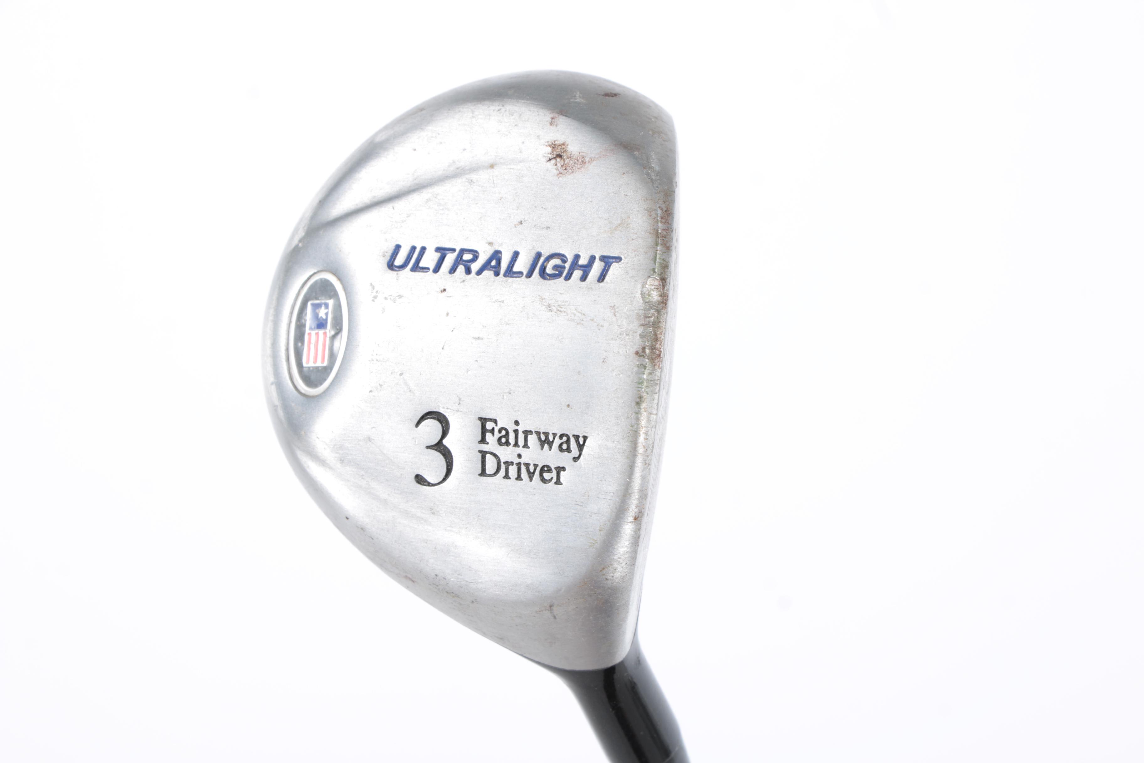 Assorted Golf Clubs with Children's Golf Bag