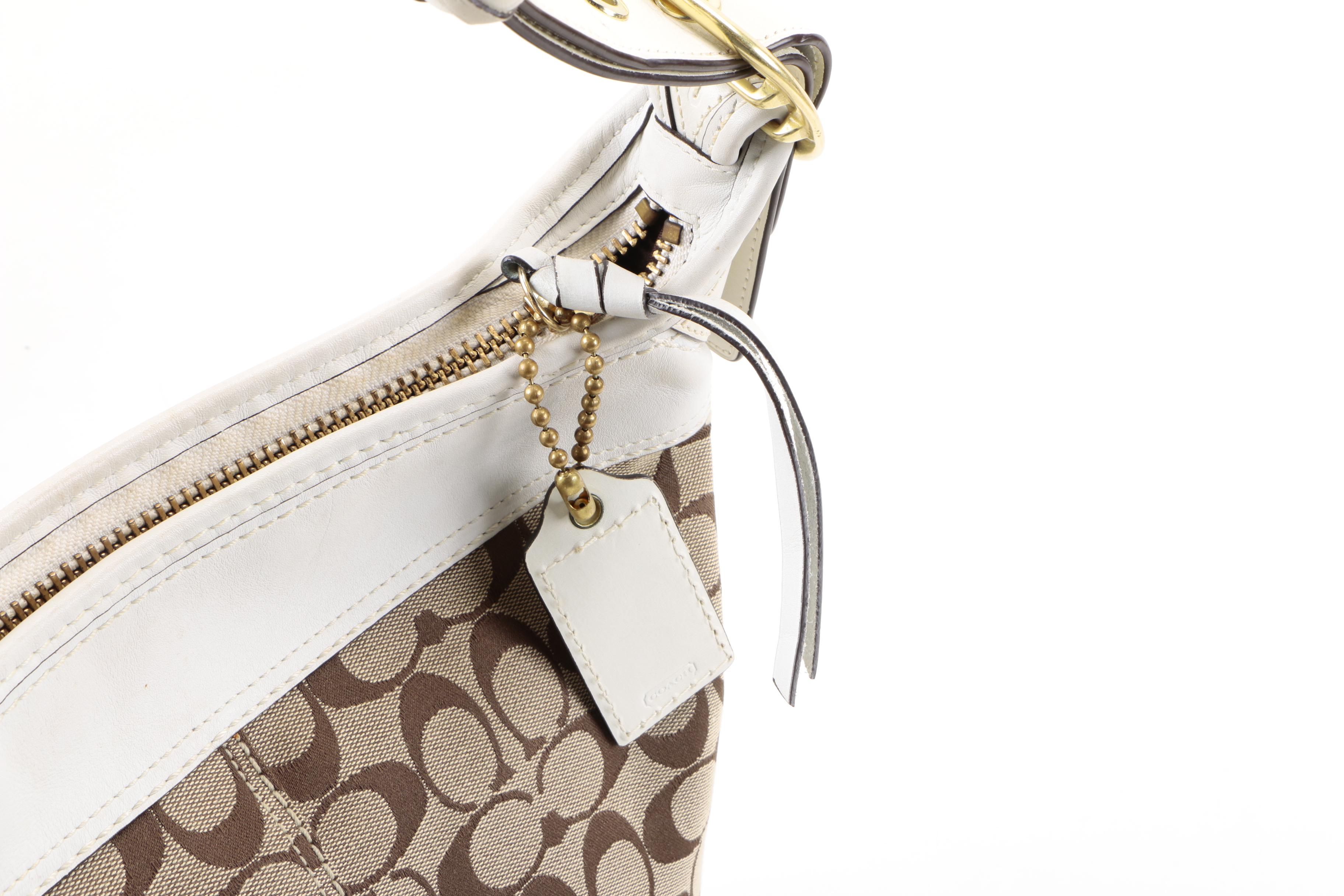 Signature Bleeker Canvas Bucket Bag by Coach