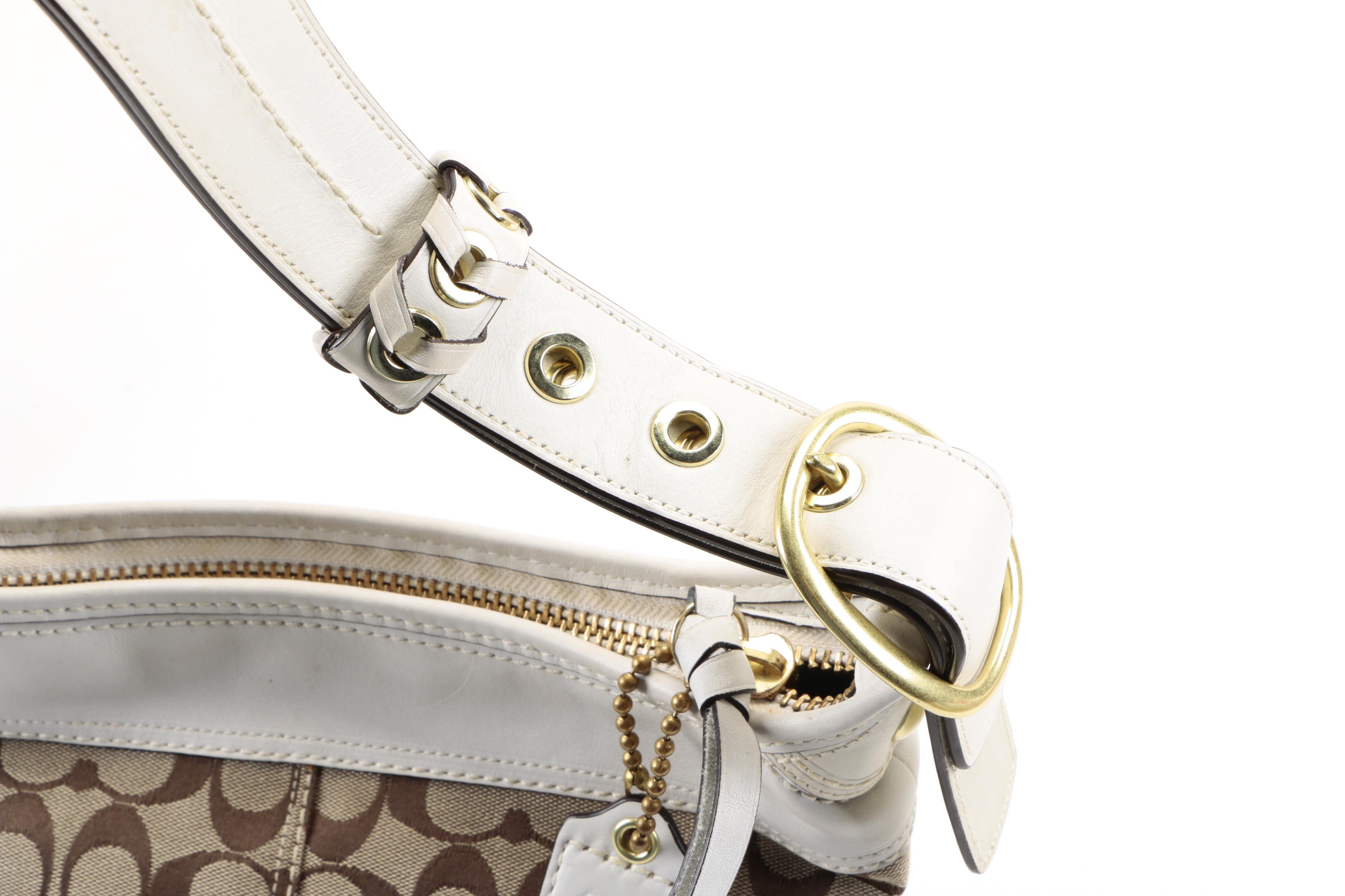 Signature Bleeker Canvas Bucket Bag by Coach