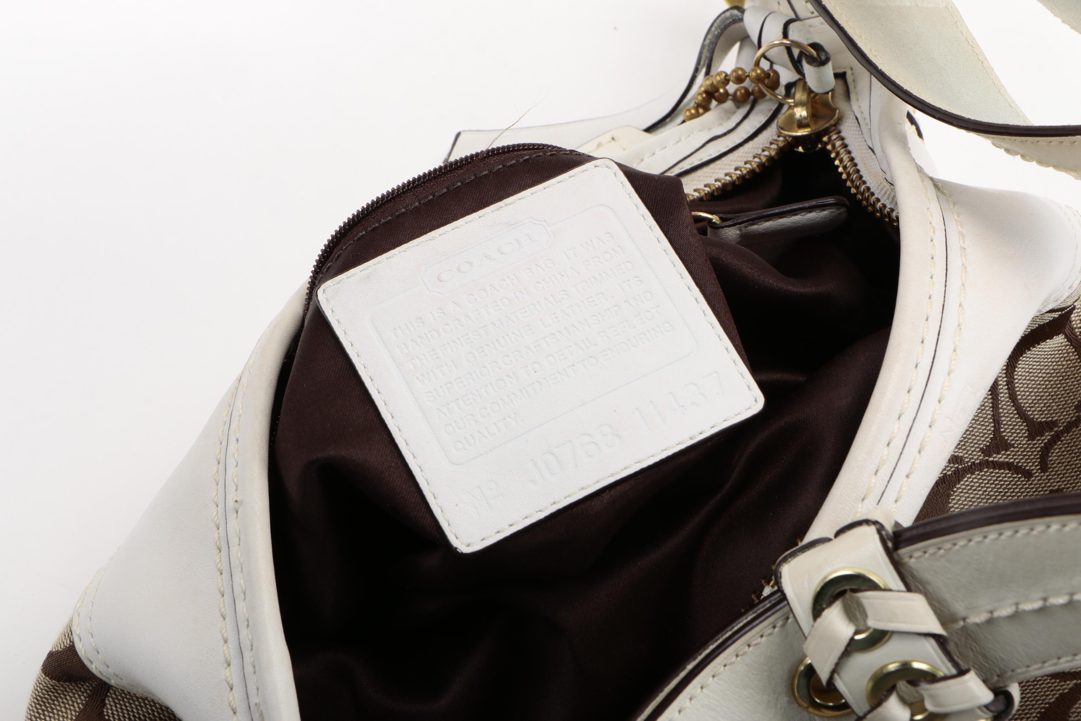 Signature Bleeker Canvas Bucket Bag by Coach