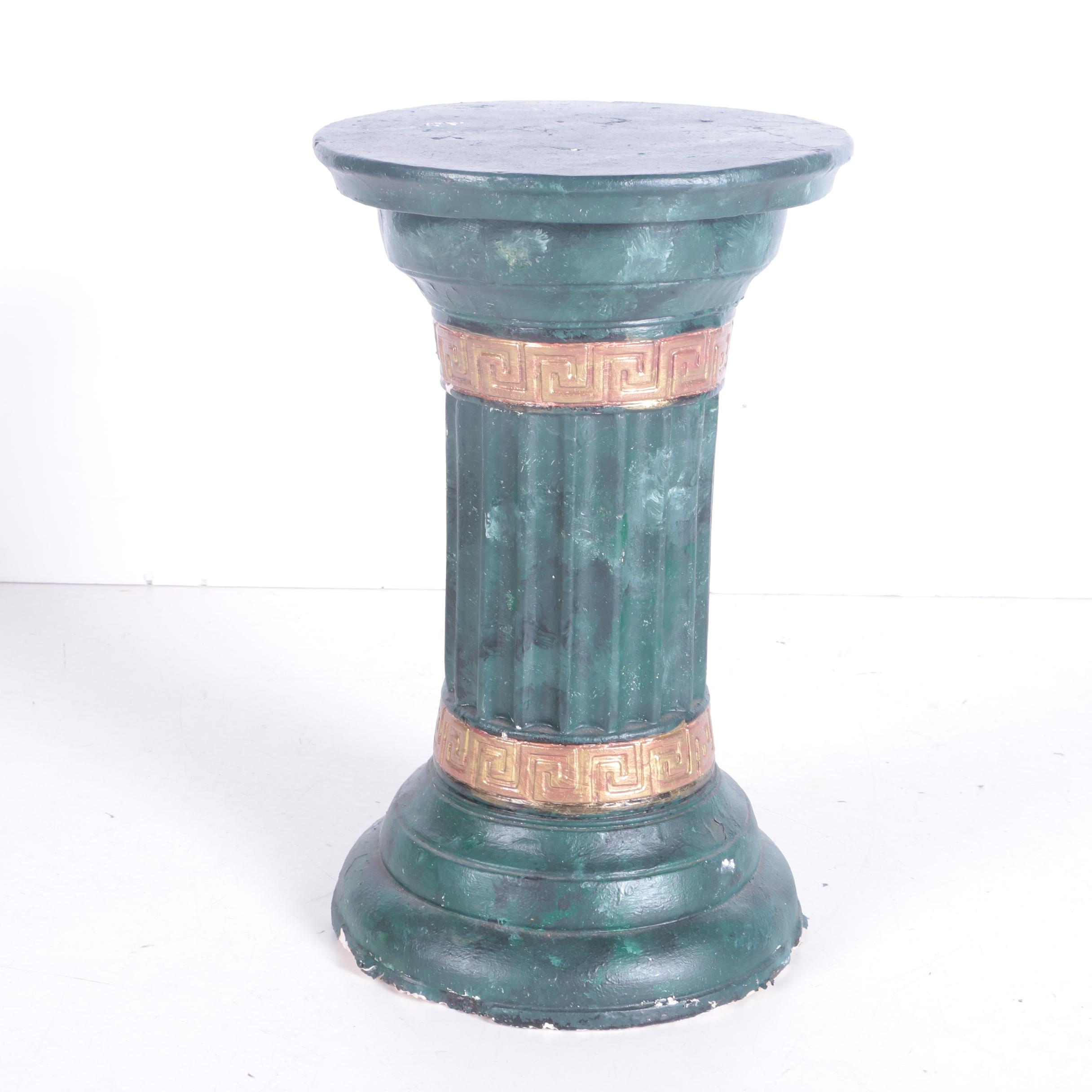 Vintage Neoclassical Style Pedestal Plant Stand