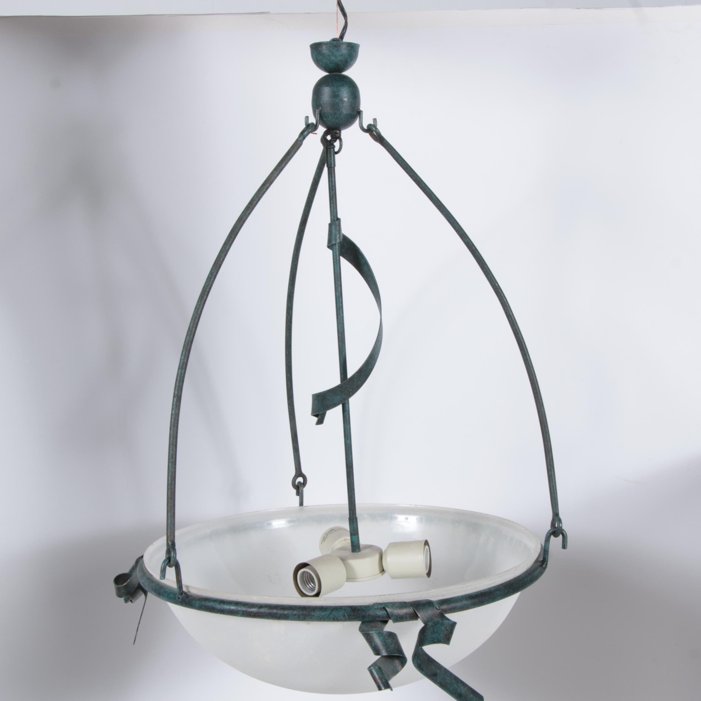 Chandelier with Bowl Shade