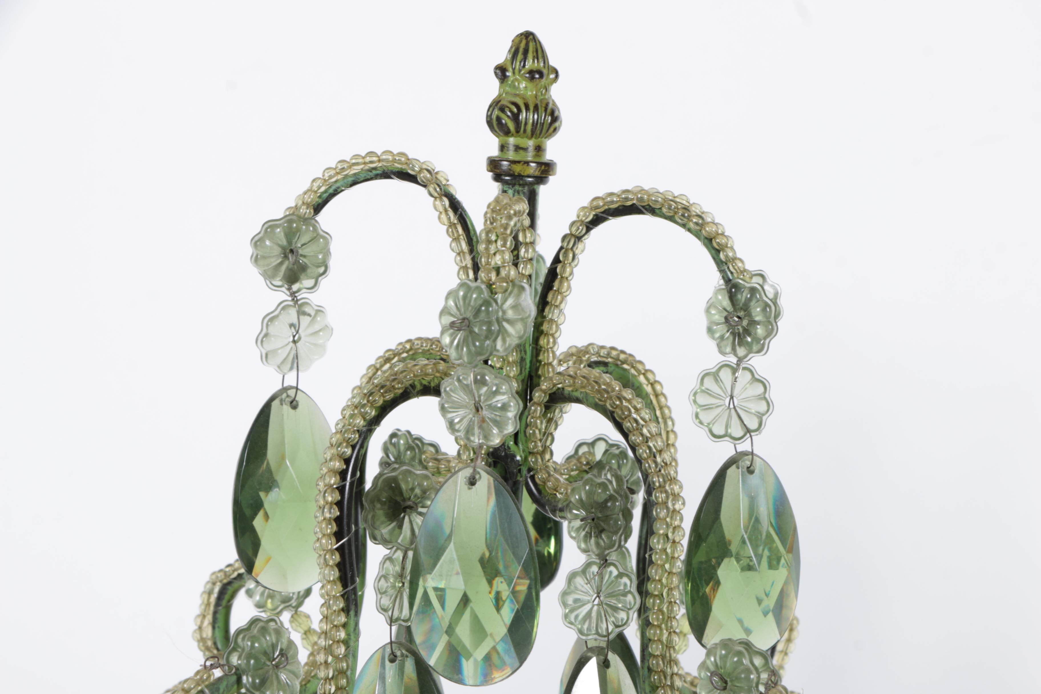 Pair of Beaded and Bedecked Table Lamps