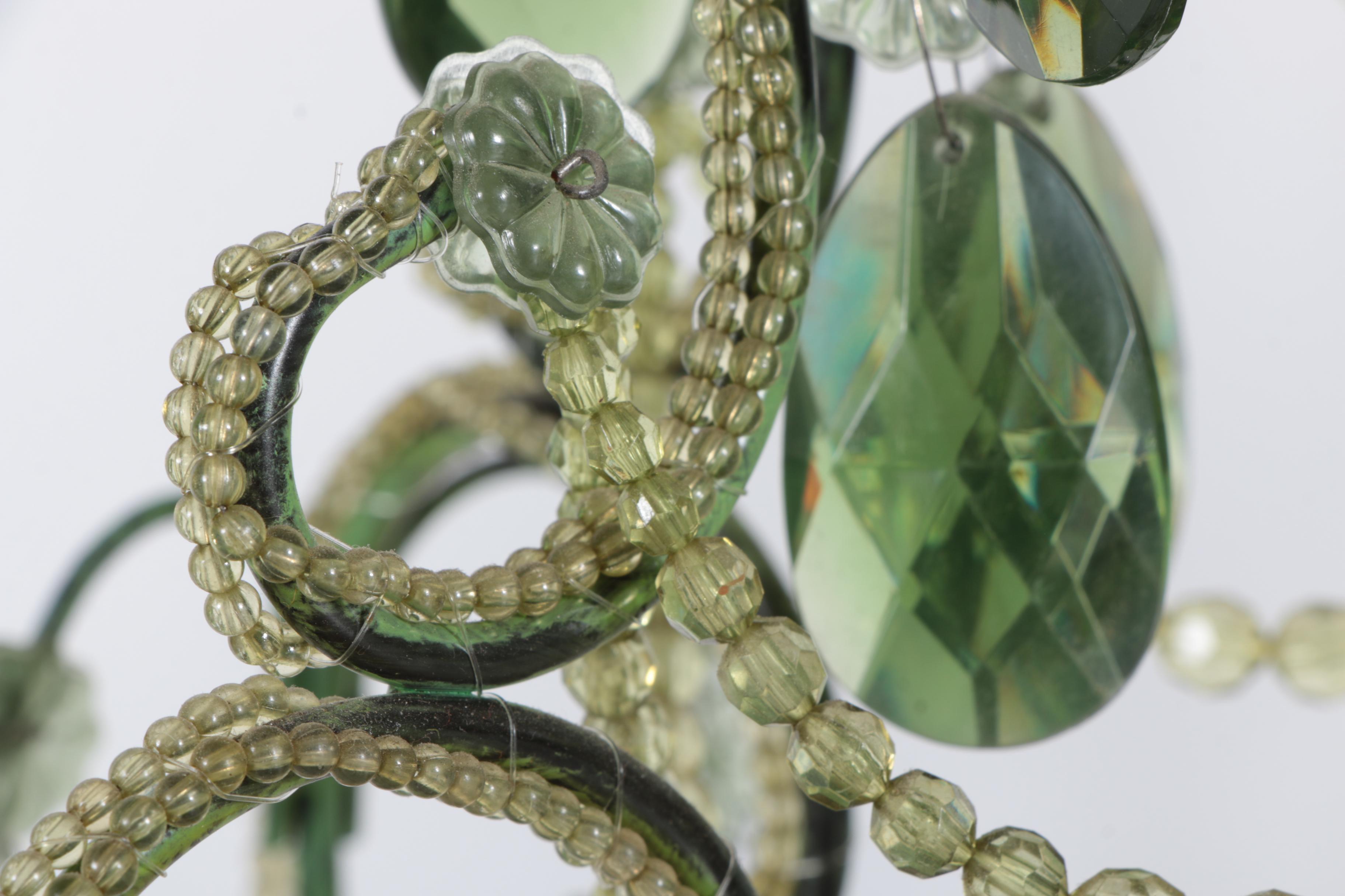 Pair of Beaded and Bedecked Table Lamps