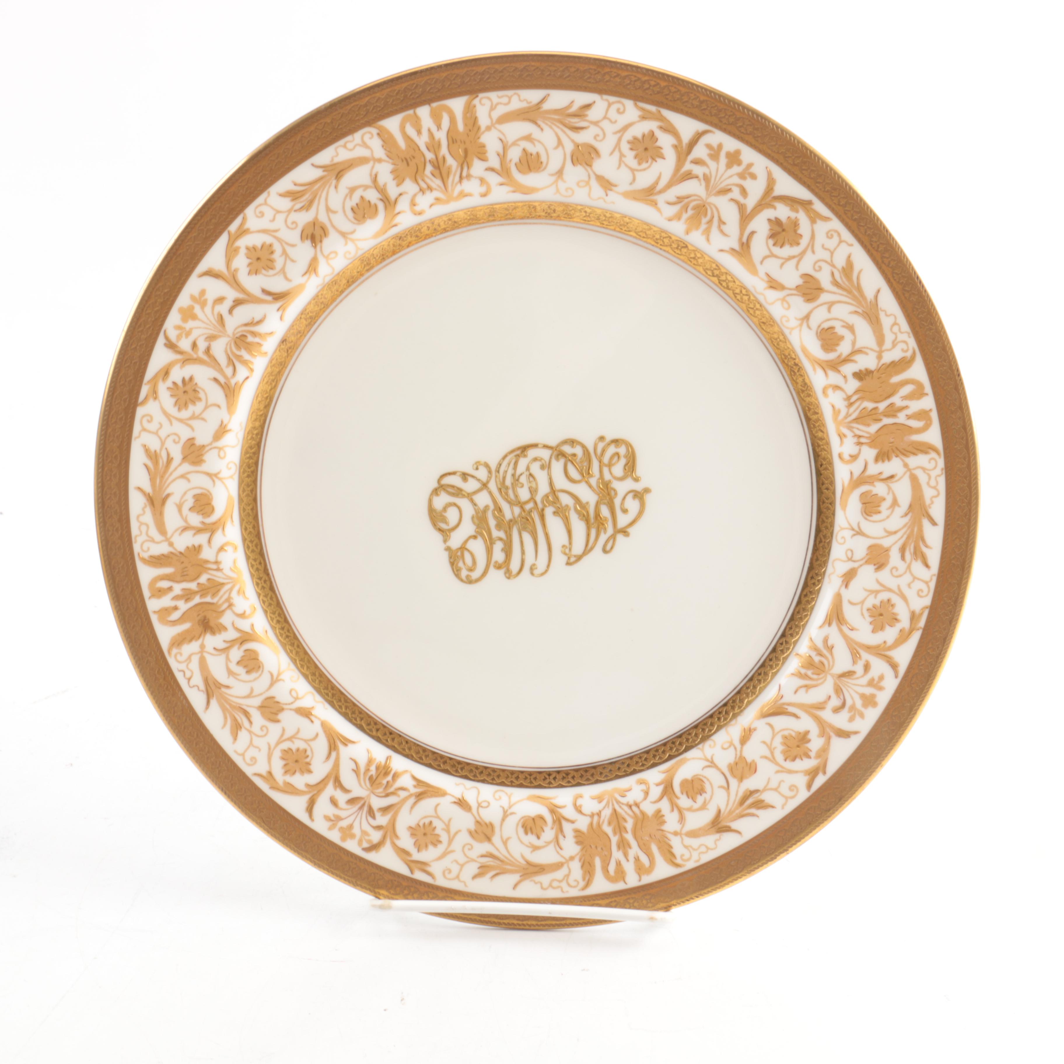 Crown Sutherland Porcelain Dinner Plates