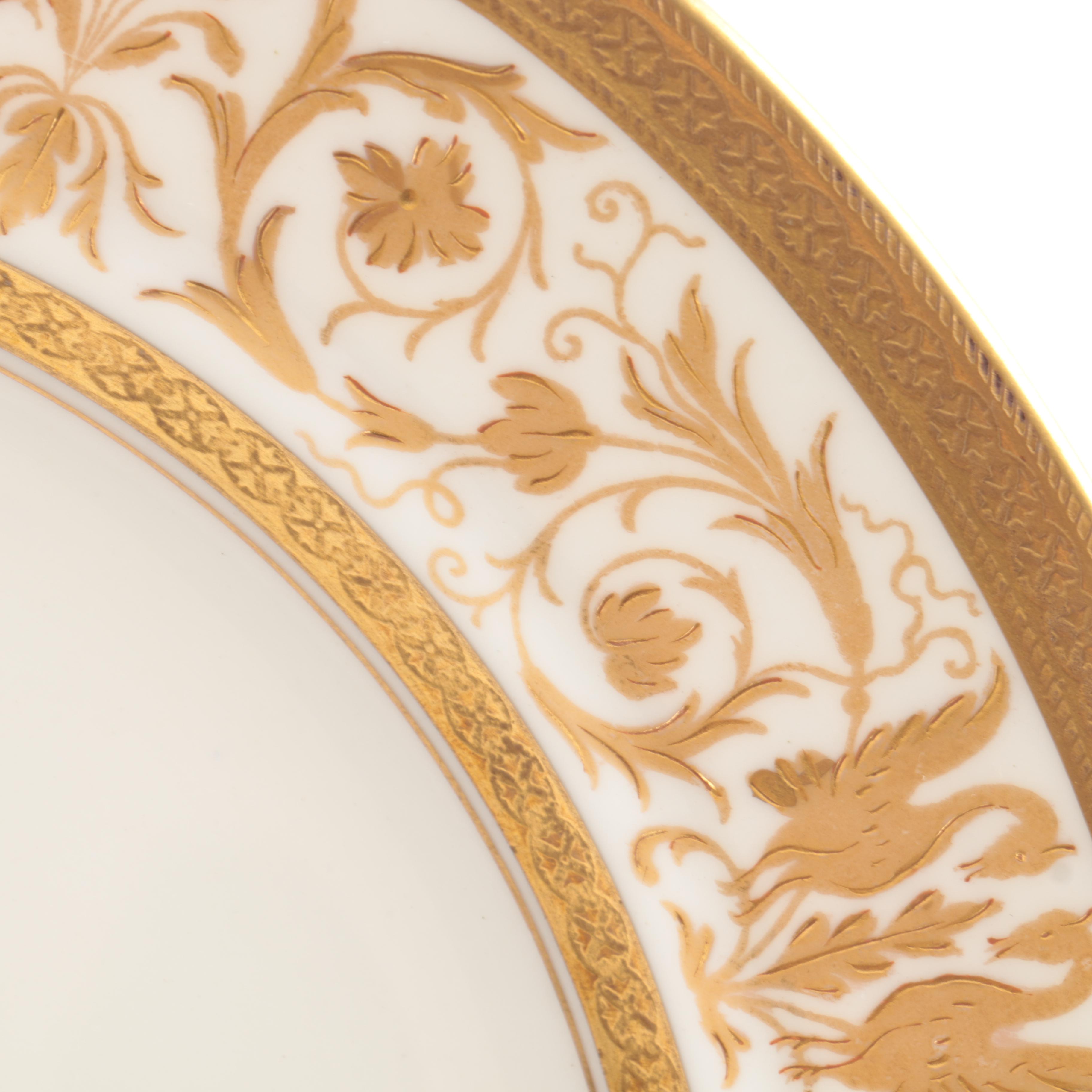 Crown Sutherland Porcelain Dinner Plates