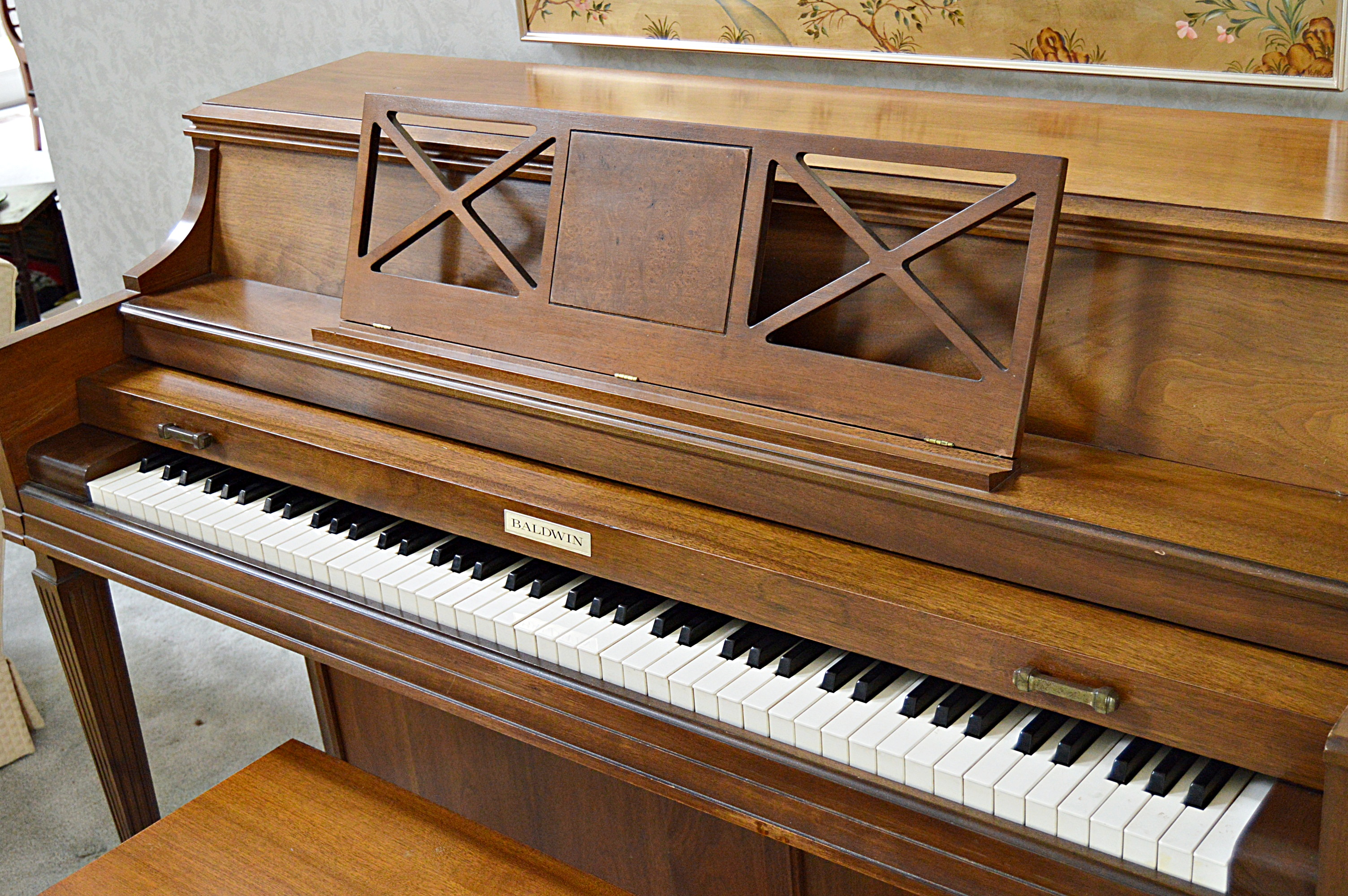 Baldwin Console Piano and Bench