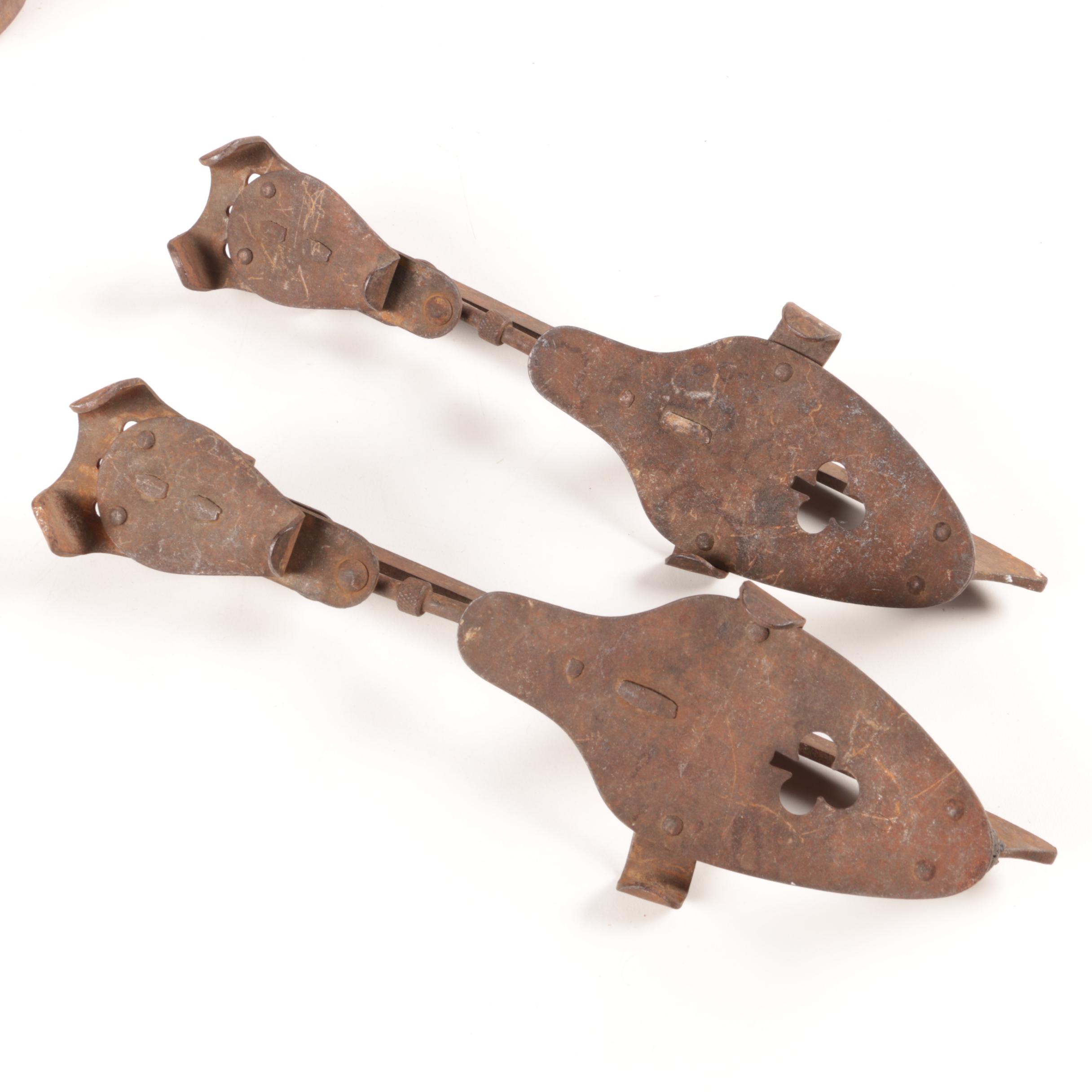 Vintage Metal Door Bell with Hanging Fixtures