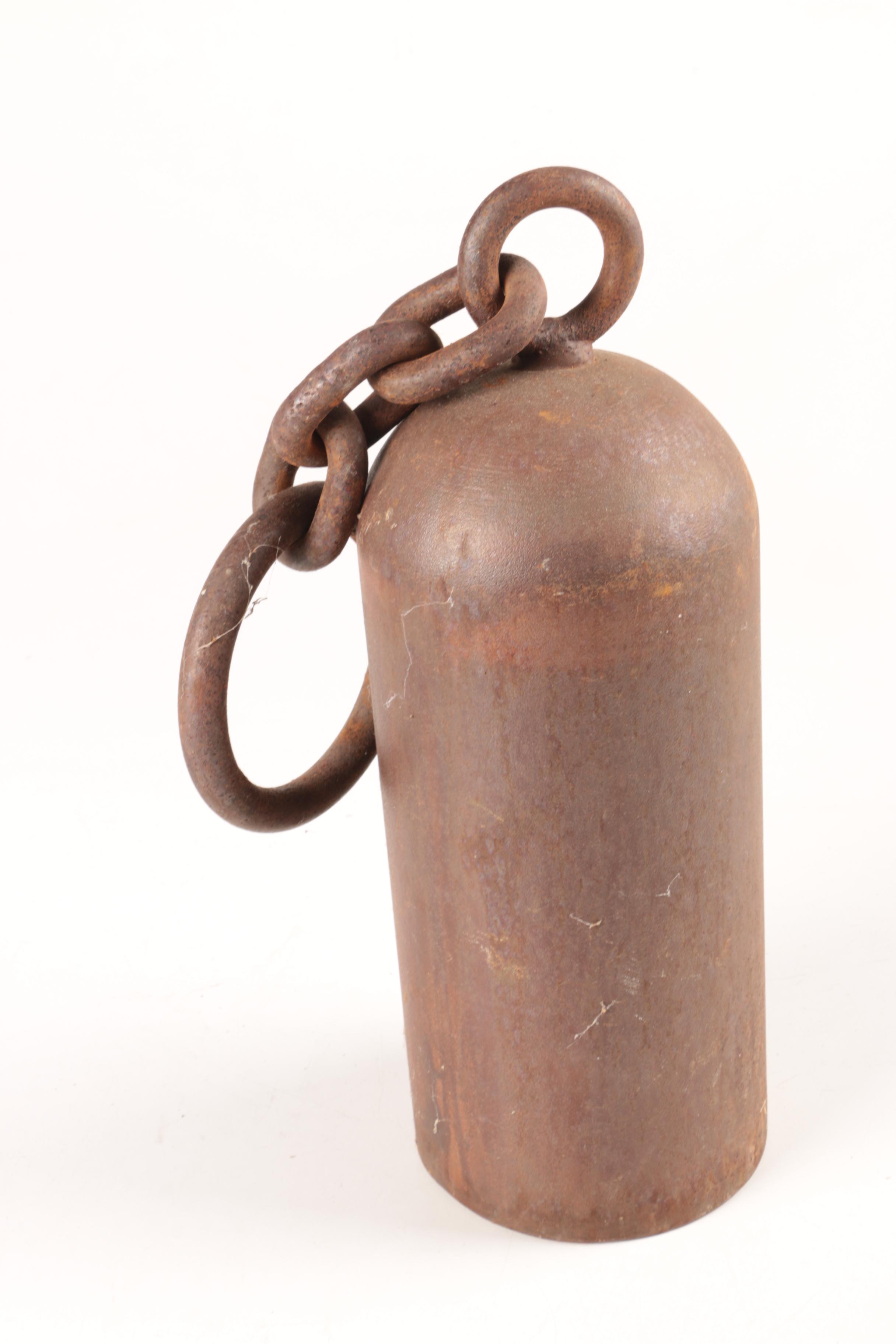 Vintage Metal Door Bell with Hanging Fixtures