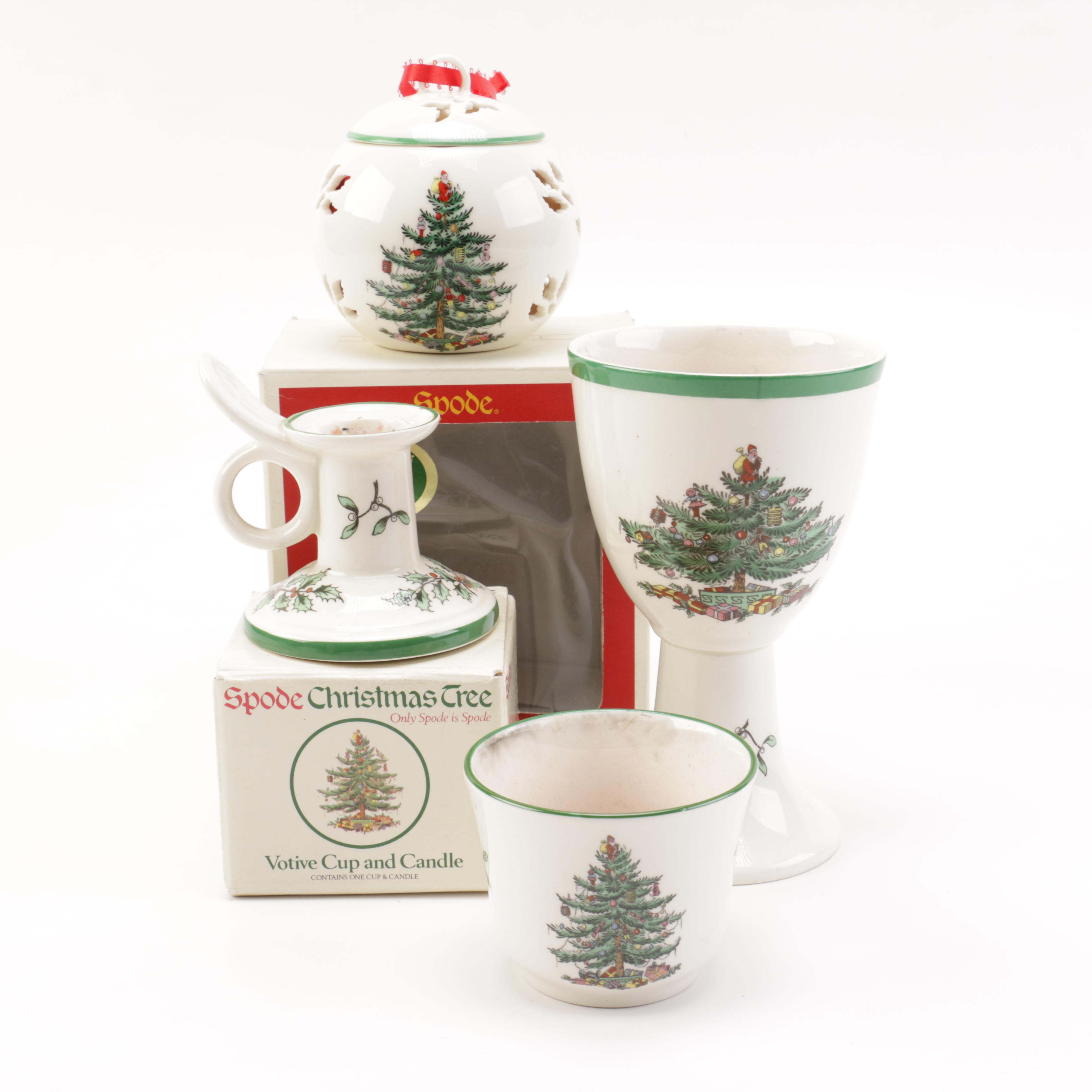 Selection of Spode "Christmas Tree" Decor