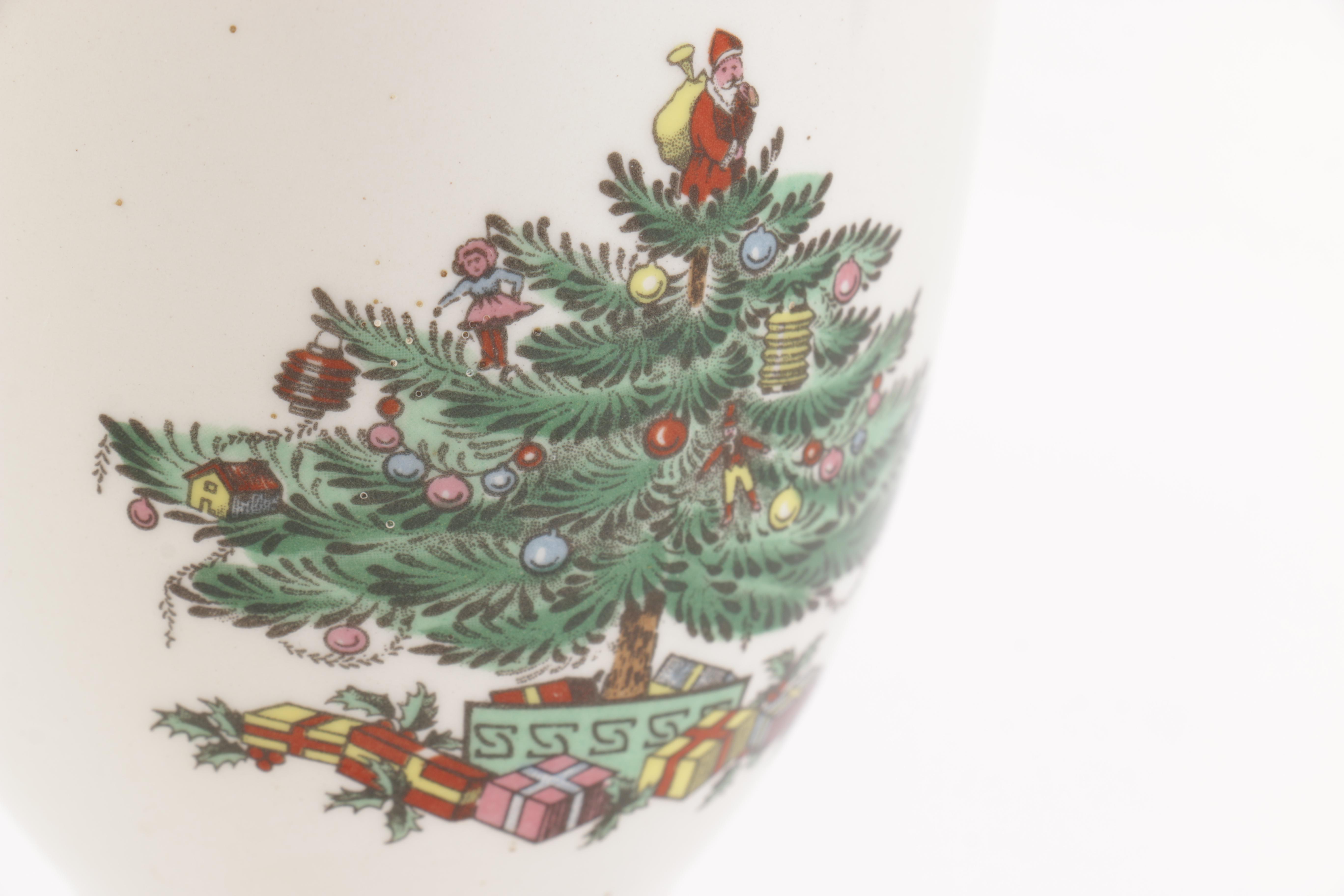 Selection of Spode "Christmas Tree" Decor