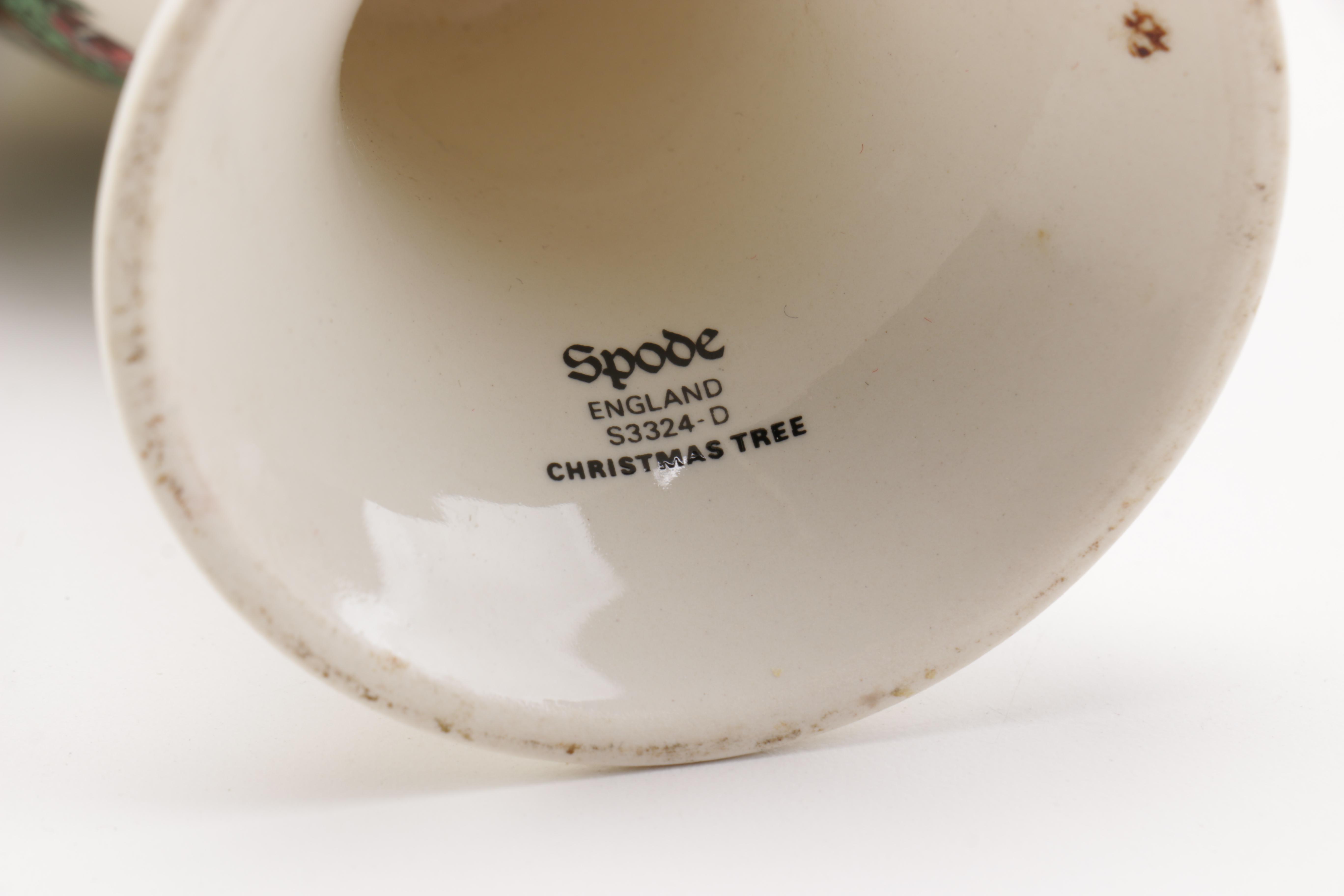 Selection of Spode "Christmas Tree" Decor
