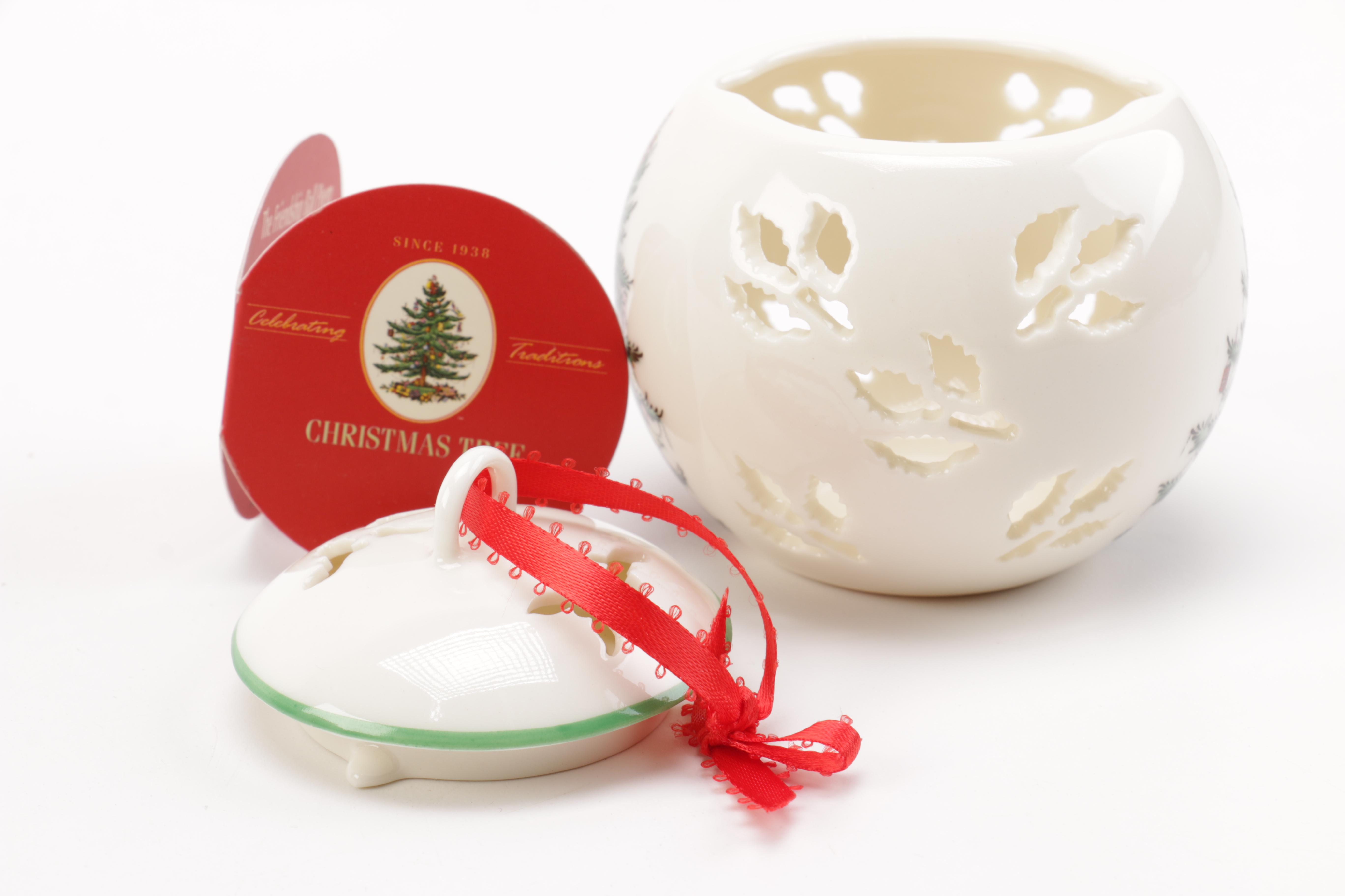 Selection of Spode "Christmas Tree" Decor