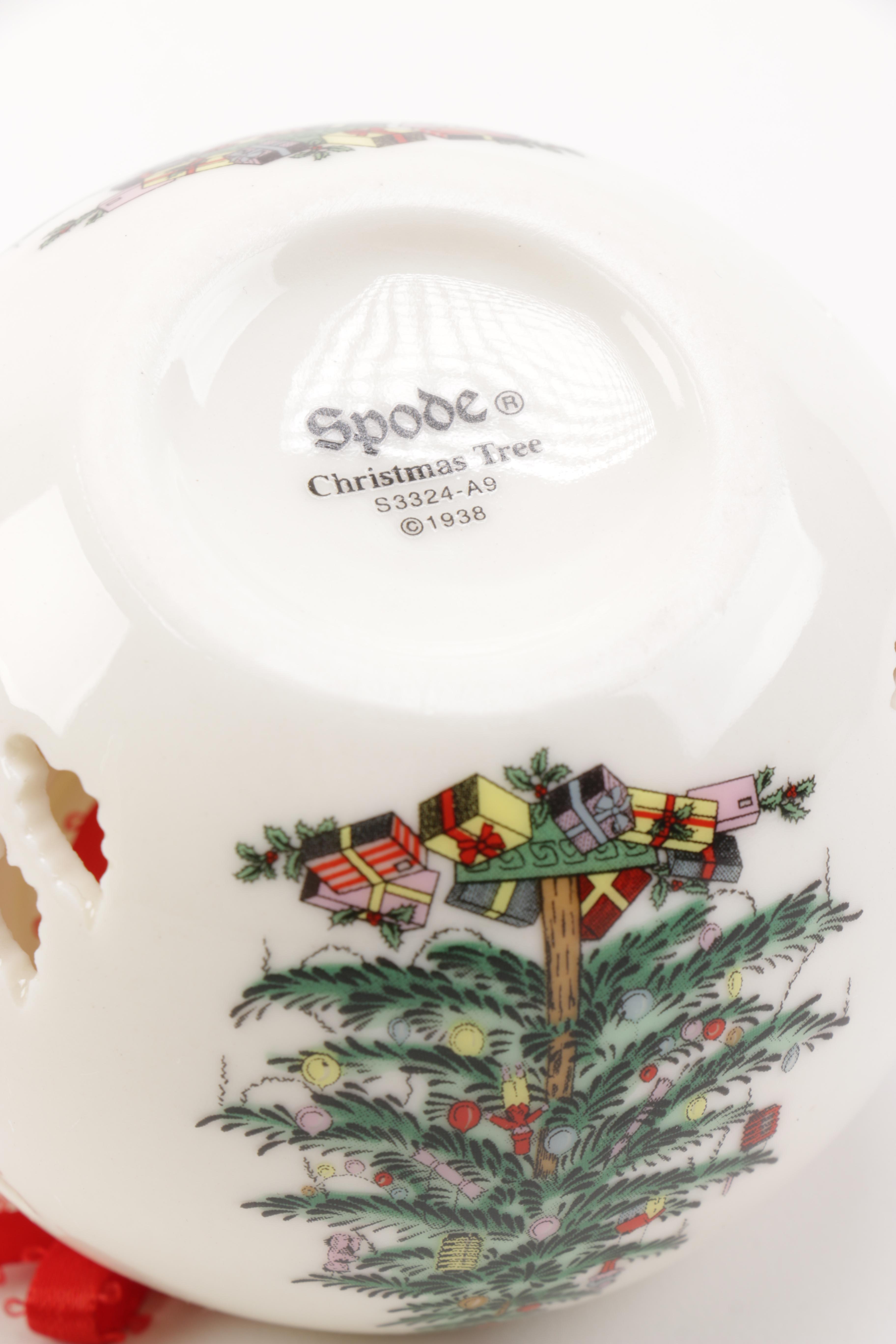 Selection of Spode "Christmas Tree" Decor
