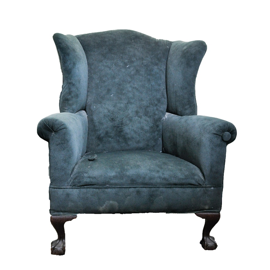 Chippendale Style Wingback Chair