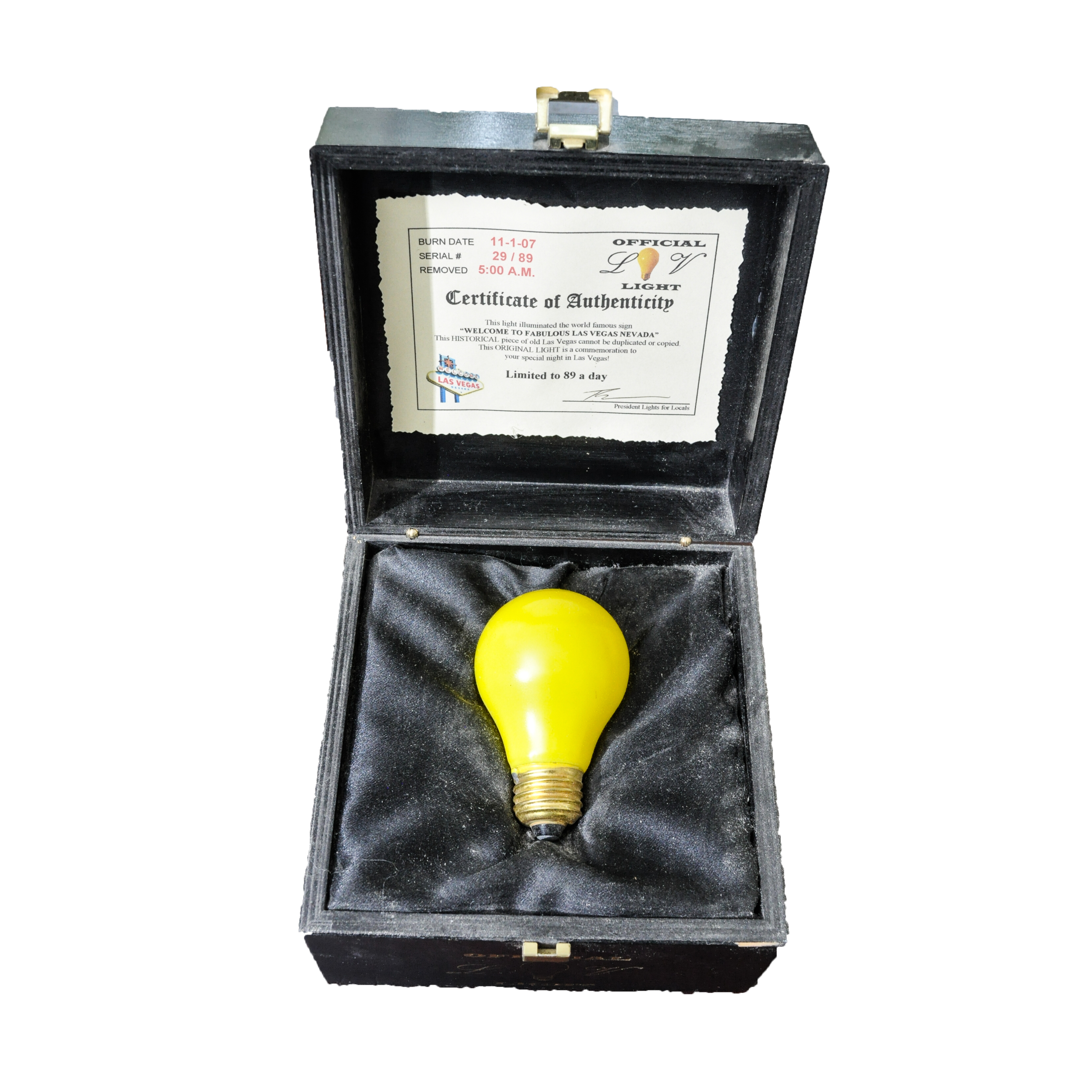 Las Vegas Sign Light Bulb