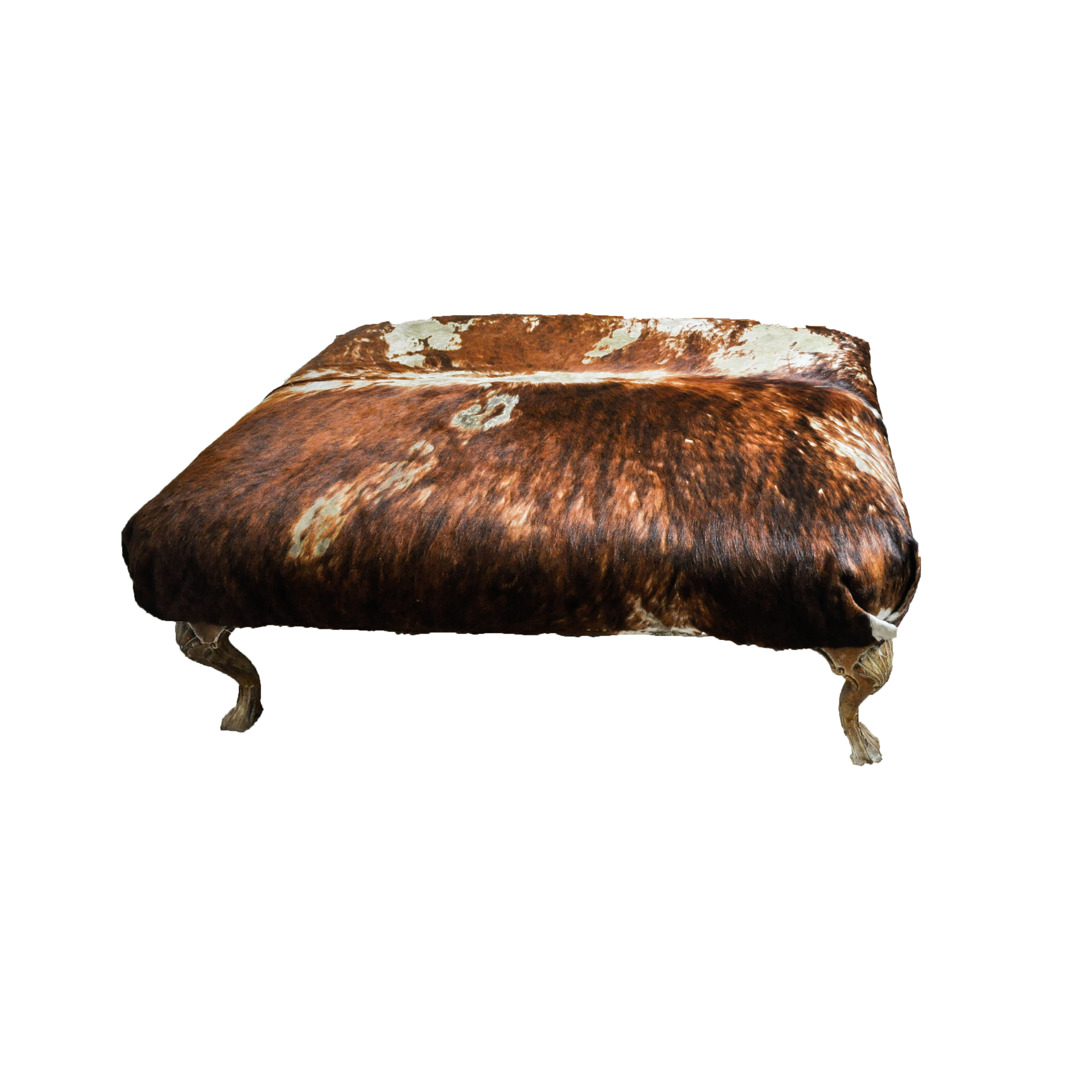 Cowhide Ottoman