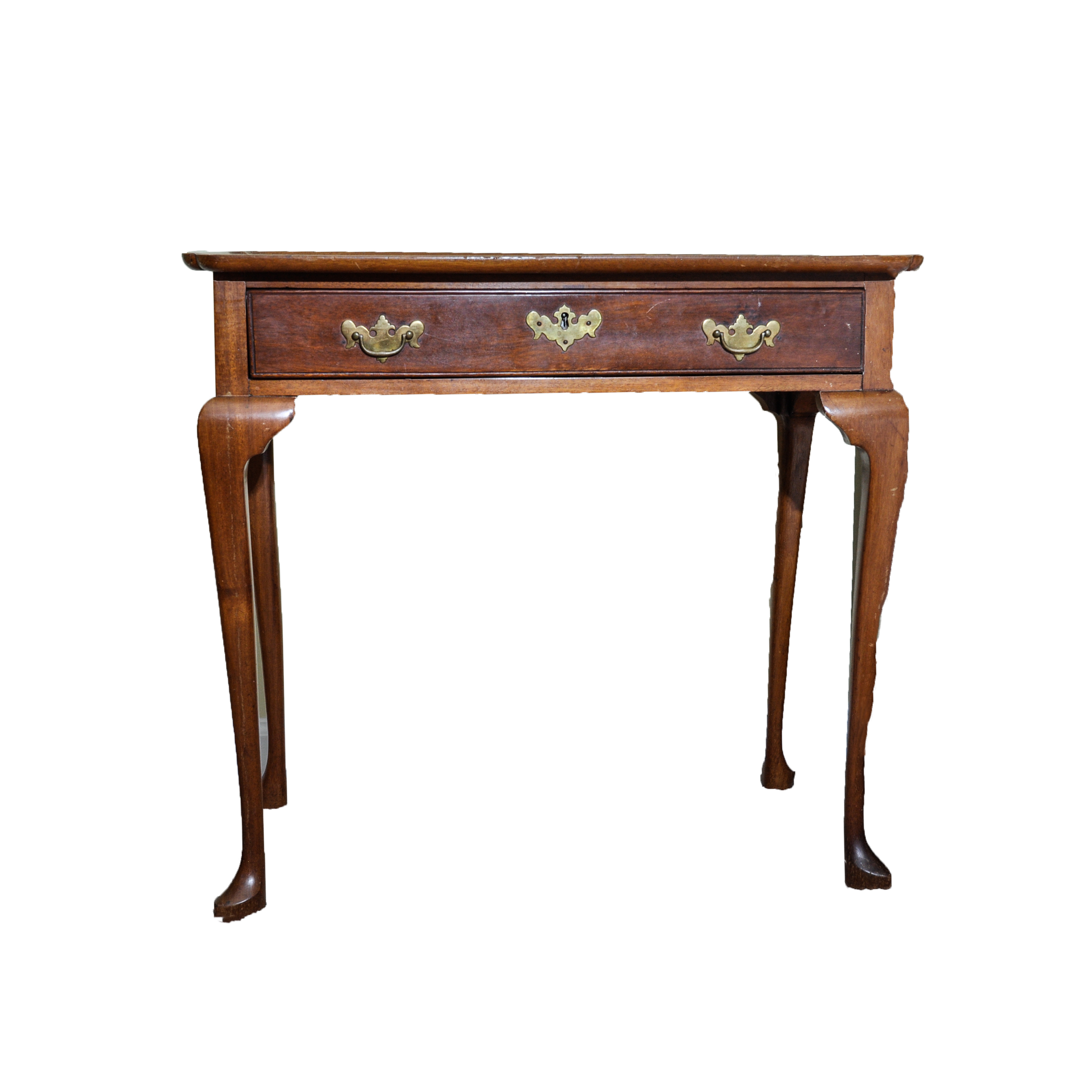 Vintage Queen Anne Style Mahogany Side Table