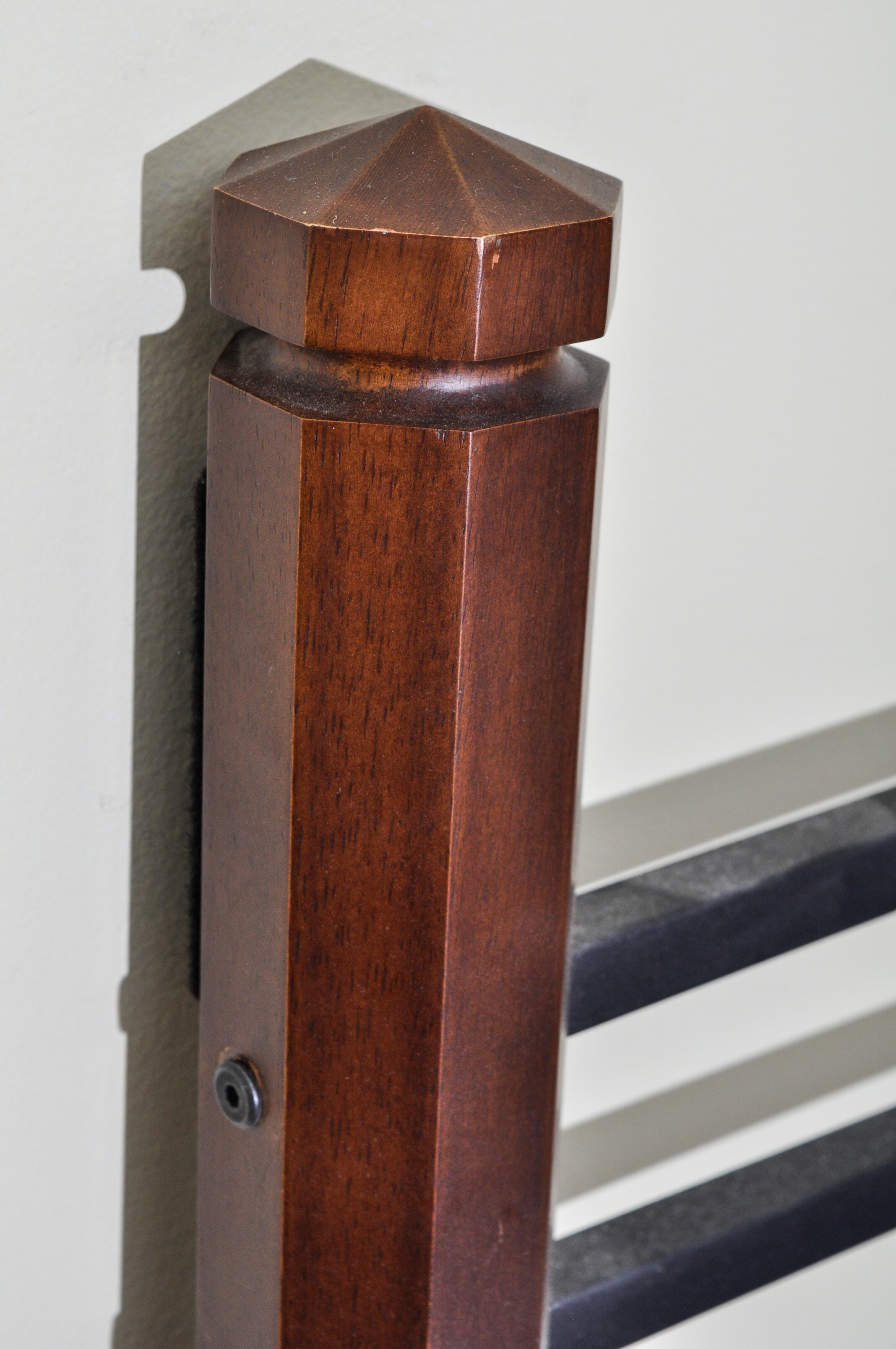 Metal and Wood Headboard