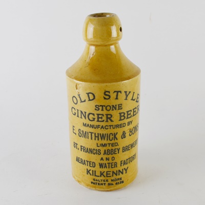 Old Style Stone Ginger Beer and Vimo English Ginger Beer Stoneware Bottles