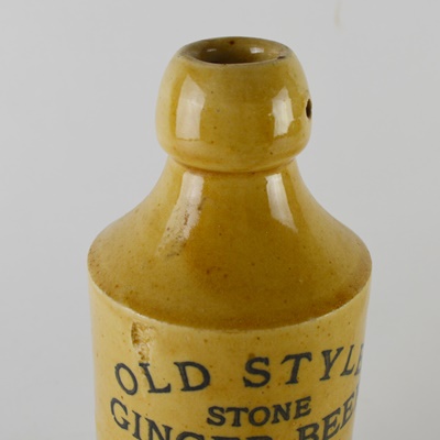 Old Style Stone Ginger Beer and Vimo English Ginger Beer Stoneware Bottles