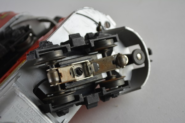 Two Lionel #2383 Santa Fe O-Gauge Locomotives