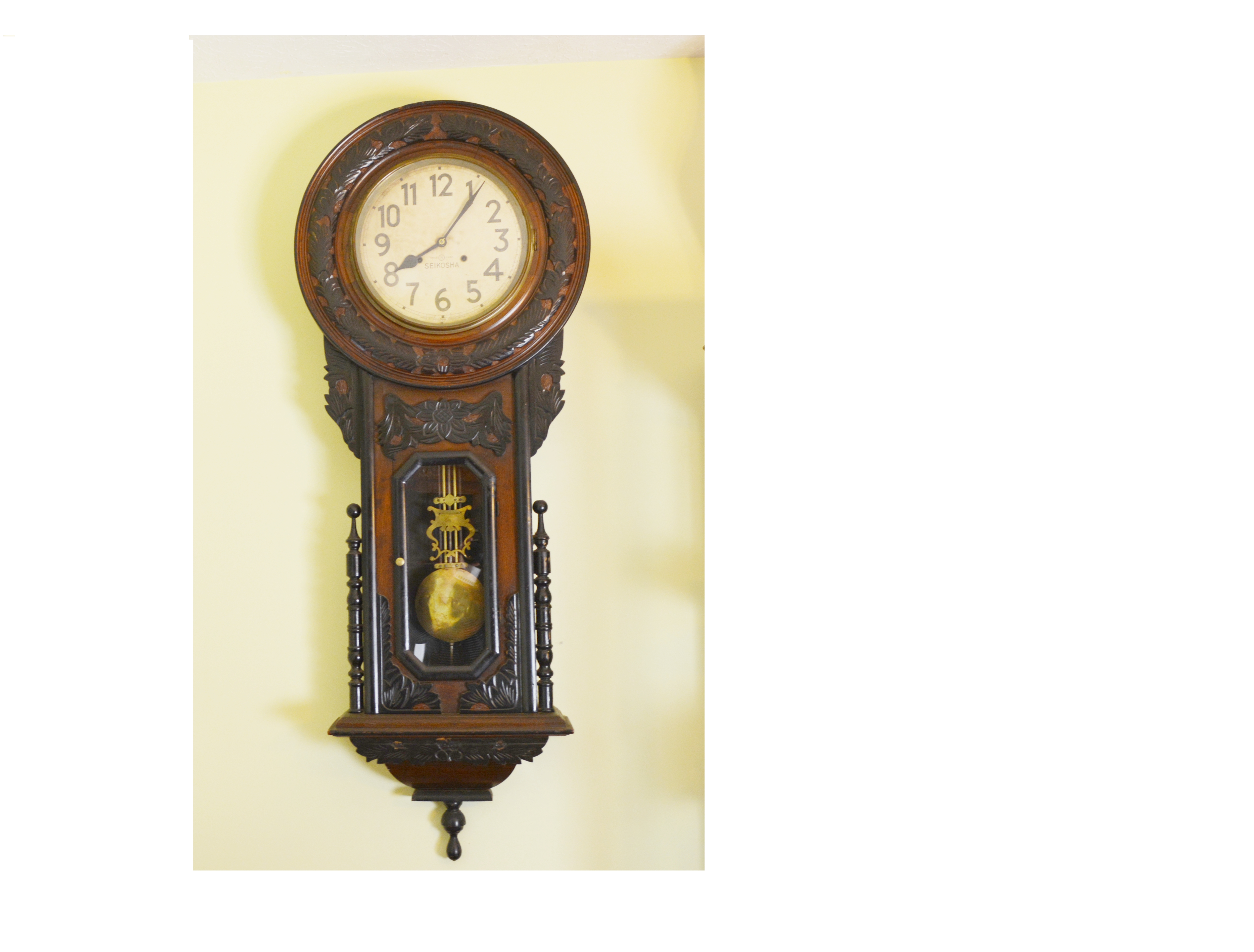 Antique Japanese Seikosha Wall Clock