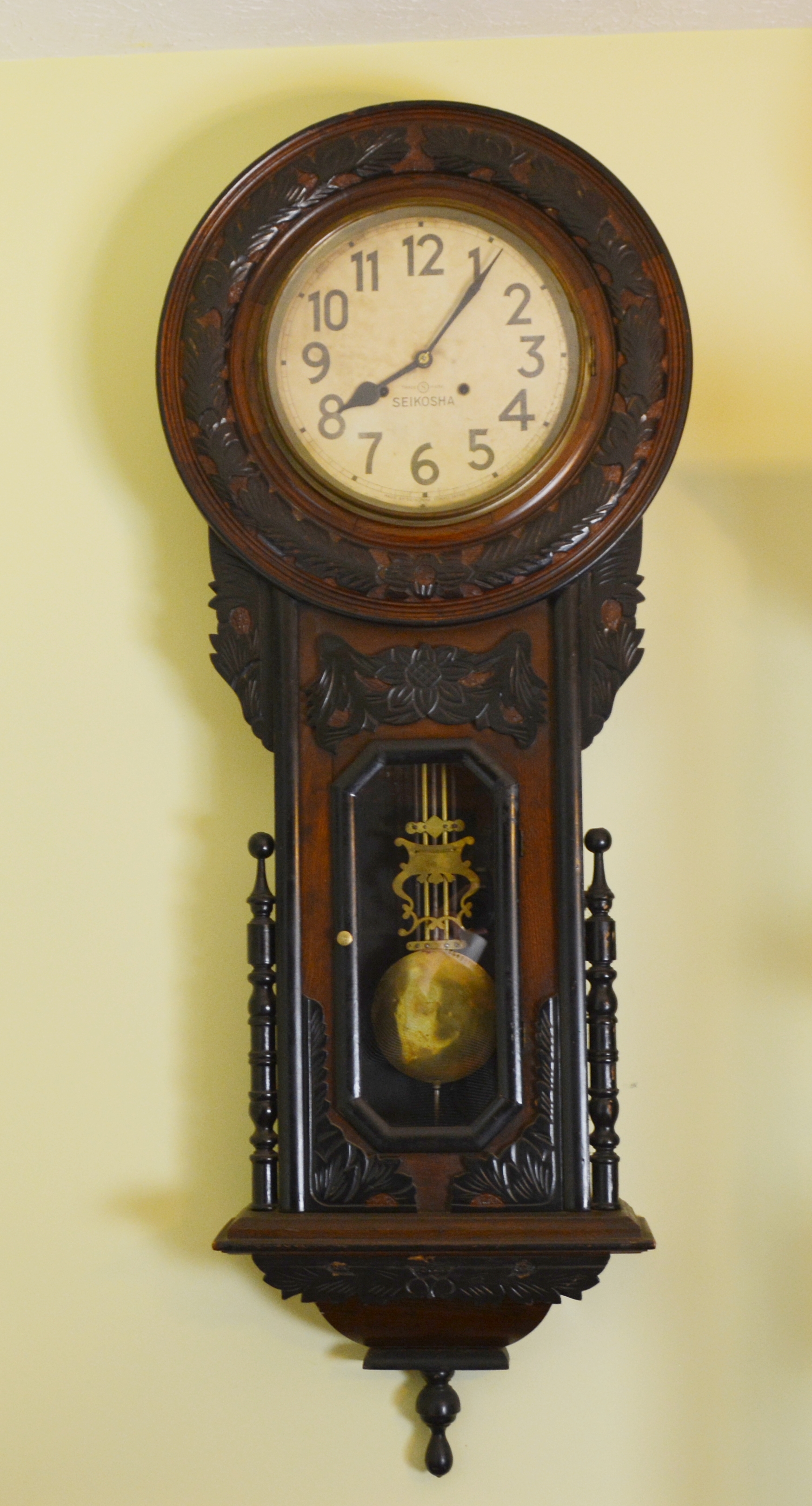 Antique Japanese Seikosha Wall Clock
