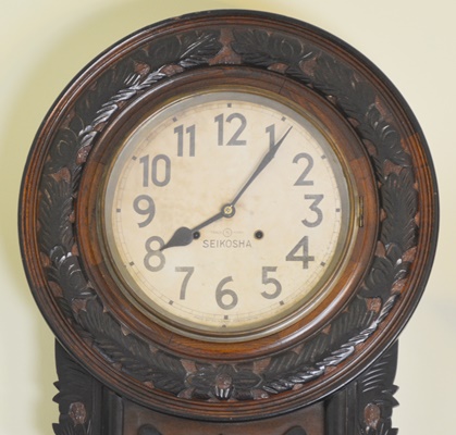 Antique Japanese Seikosha Wall Clock