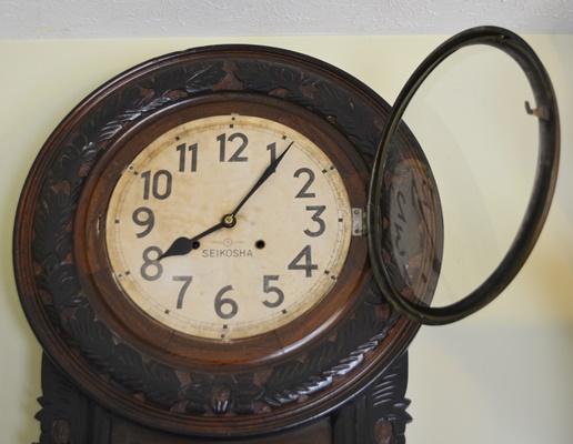 Antique Japanese Seikosha Wall Clock