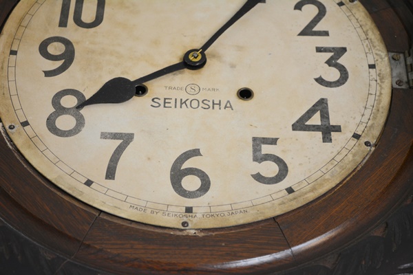 Antique Japanese Seikosha Wall Clock
