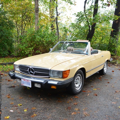 1980 Mercedes-Benz Convertible 450SL With Low Miles