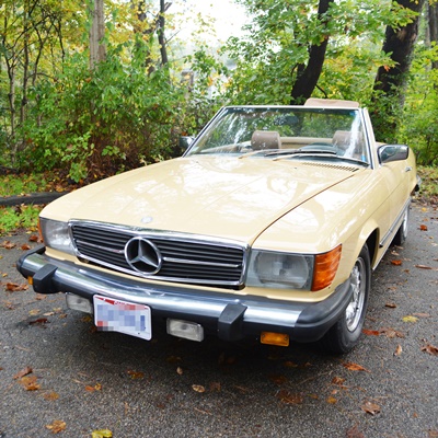 1980 Mercedes-Benz Convertible 450SL With Low Miles