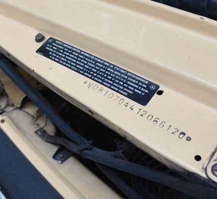 1980 Mercedes-Benz Convertible 450SL With Low Miles