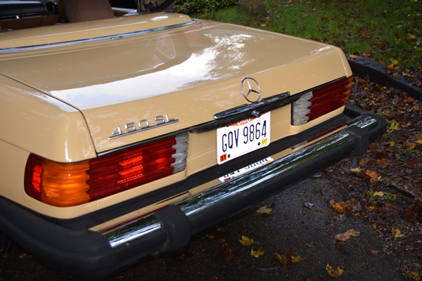 1980 Mercedes-Benz Convertible 450SL With Low Miles