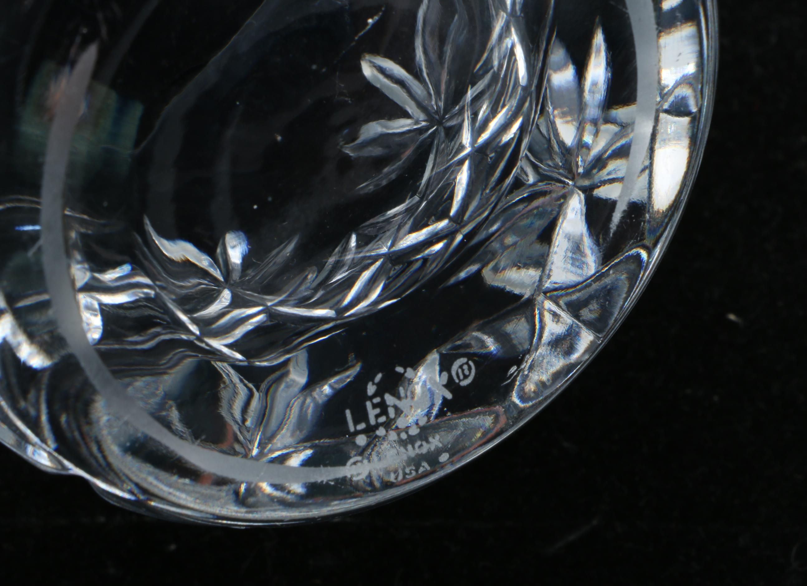 Lenox "Charleston" Crystal Old Fashioned Glasses