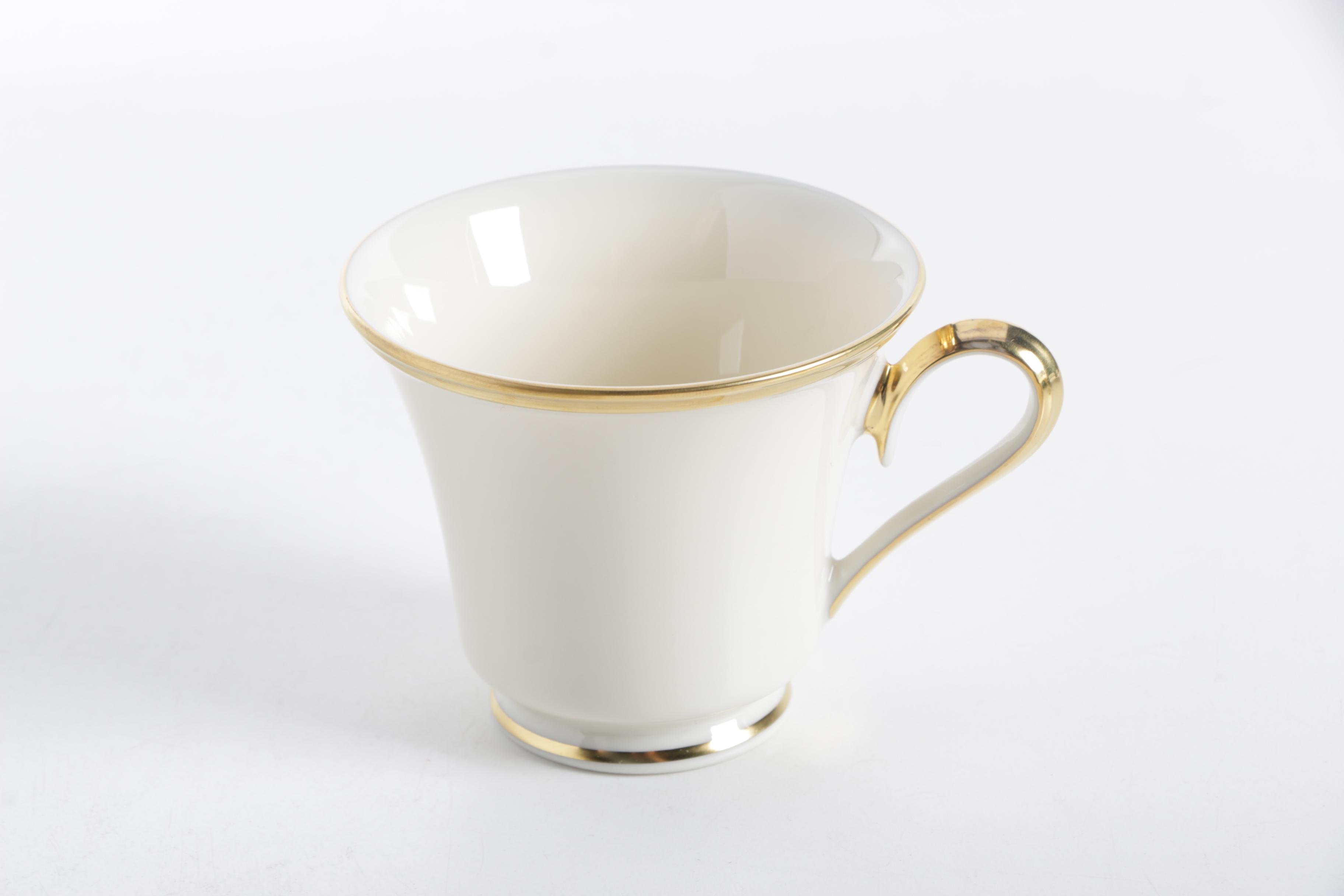 Lenox "Eternal" Teacups and Saucers