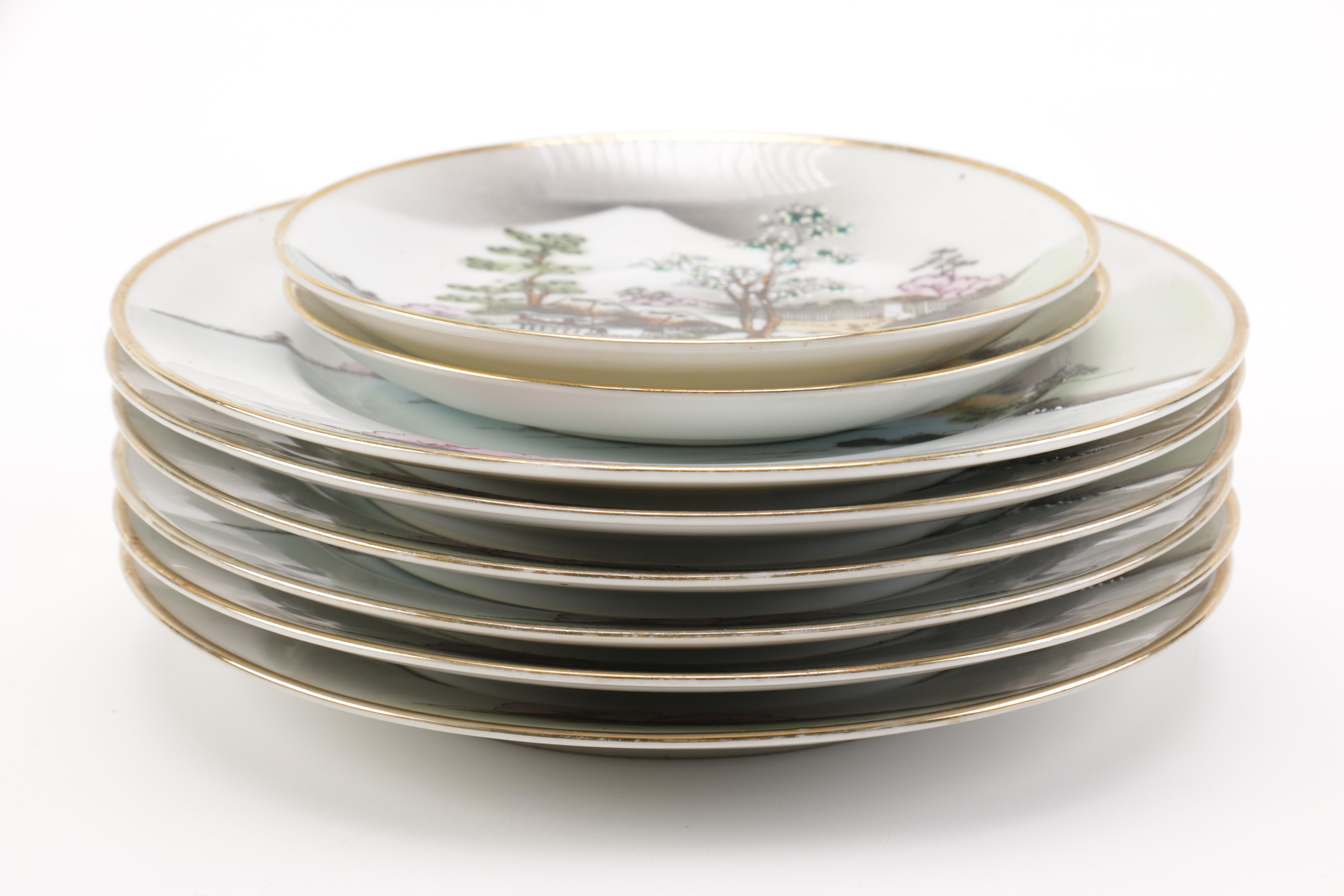 Japanese Tea set with Plates