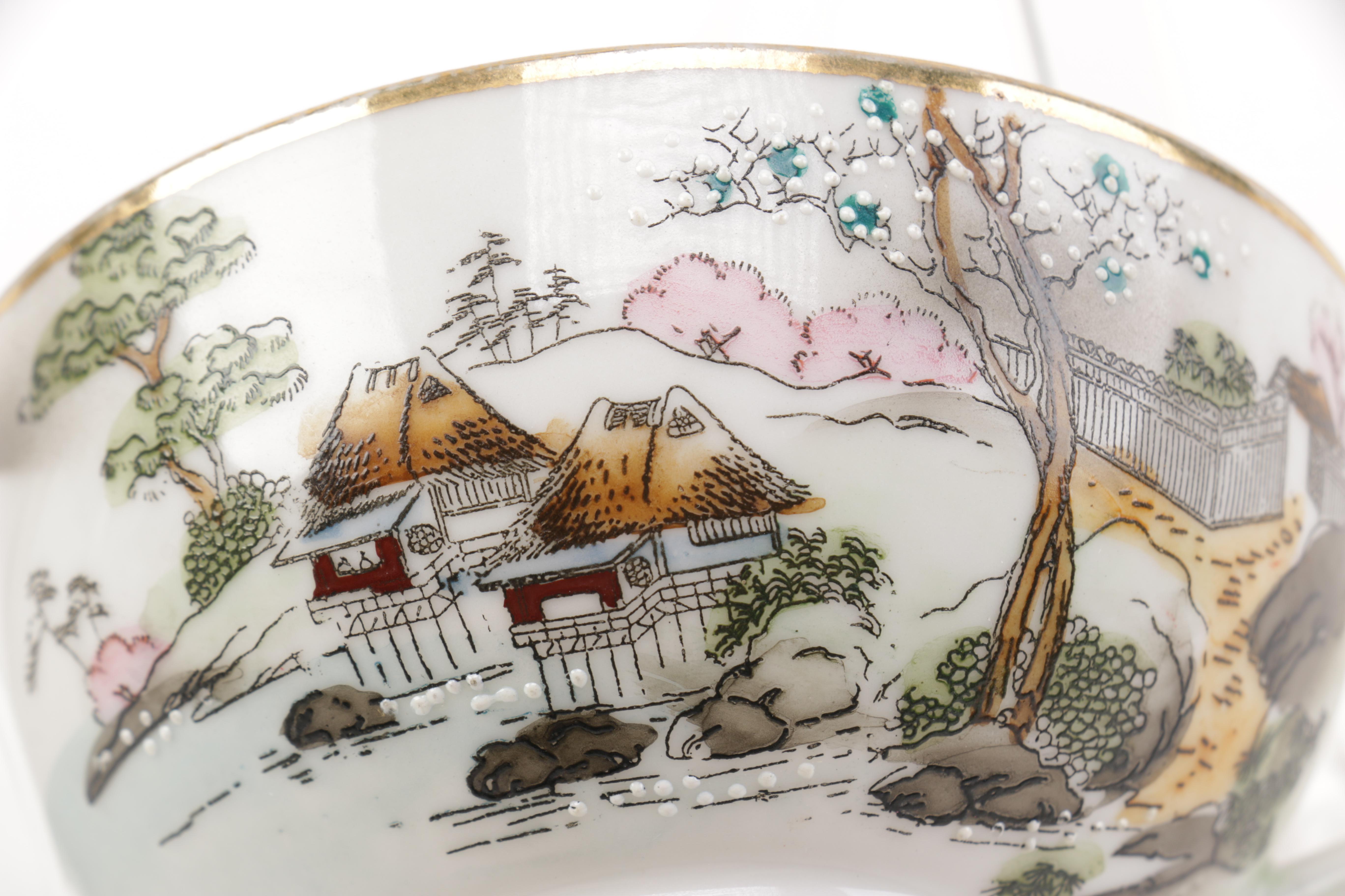 Japanese Tea set with Plates