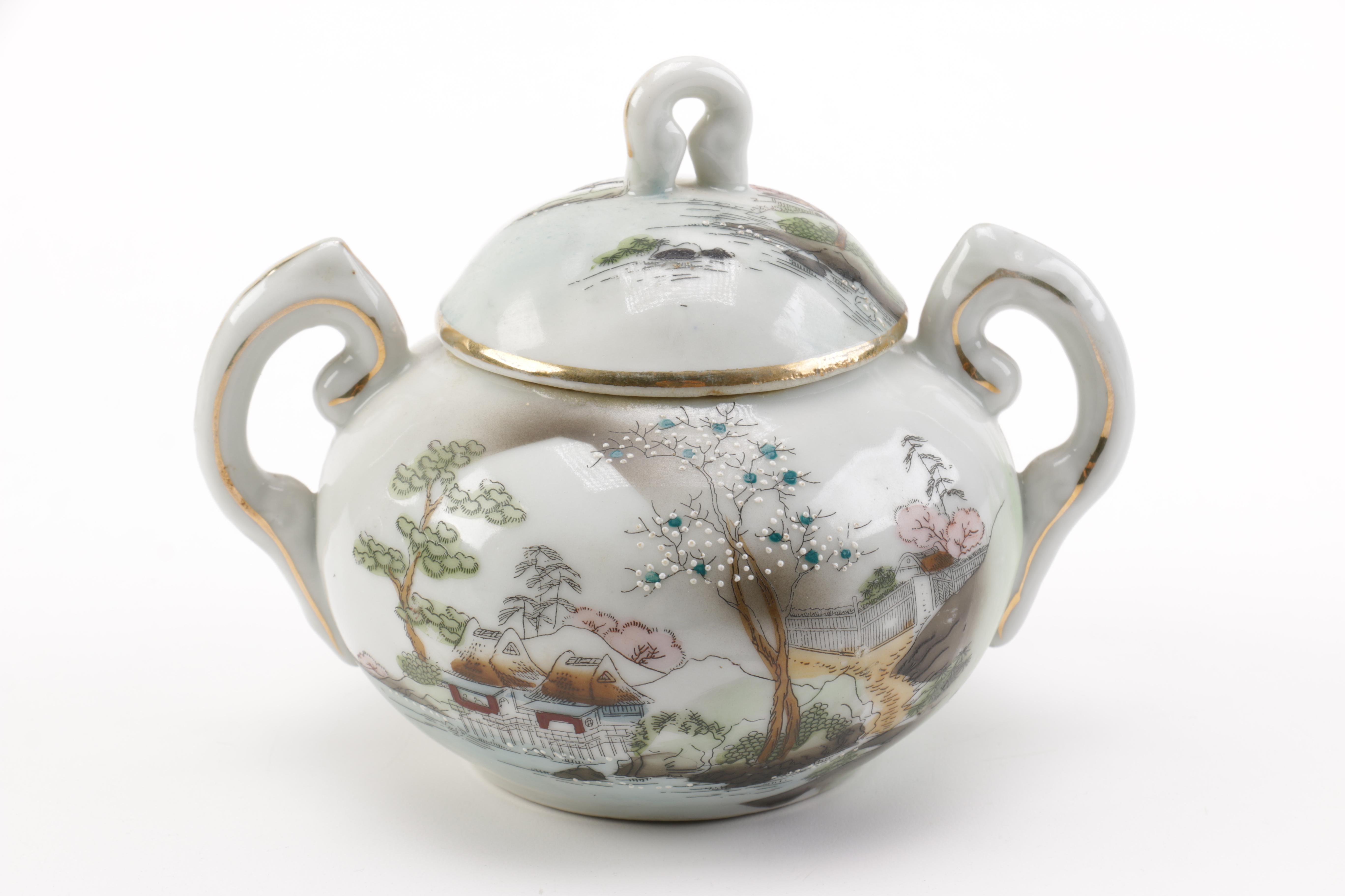 Japanese Tea set with Plates