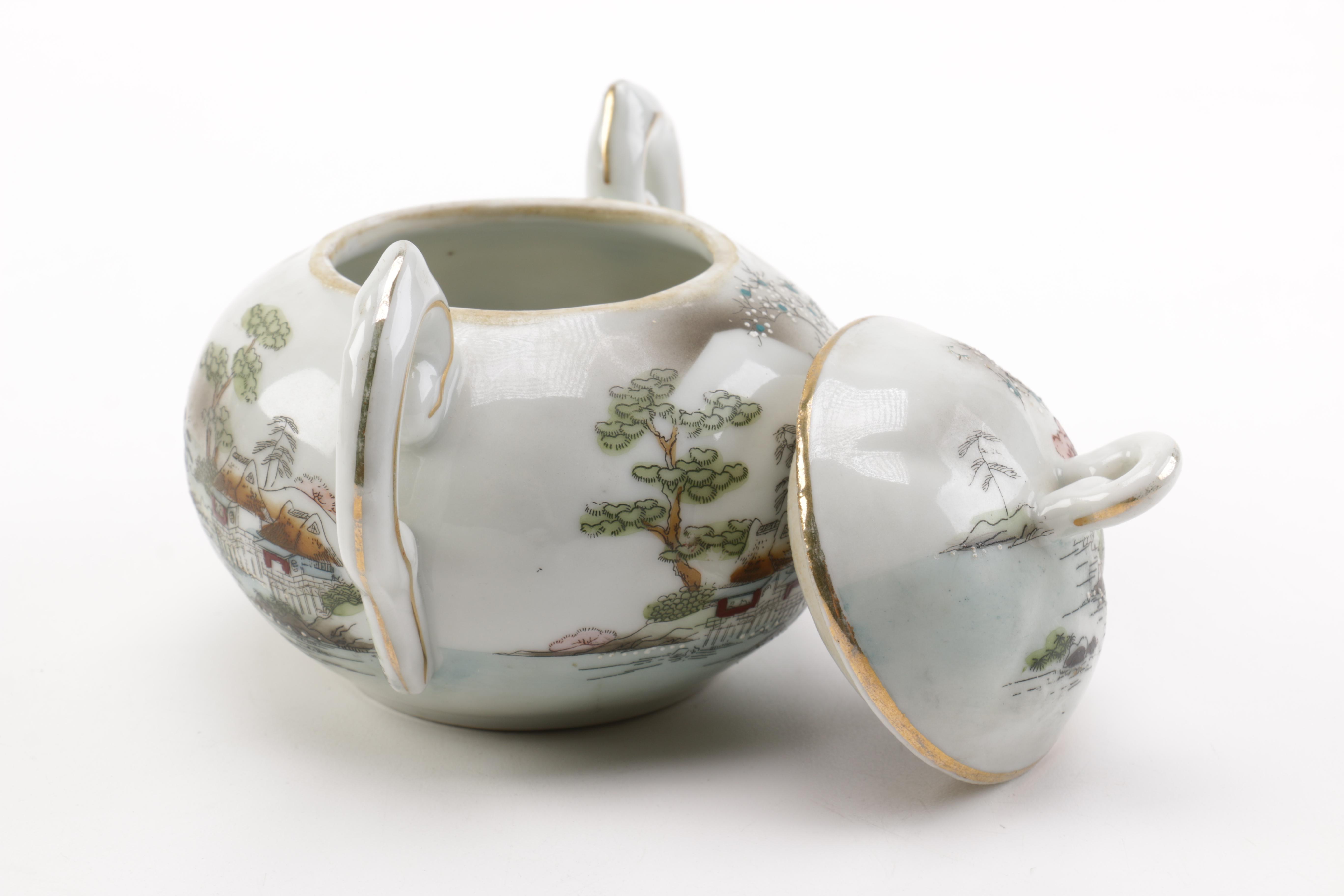 Japanese Tea set with Plates