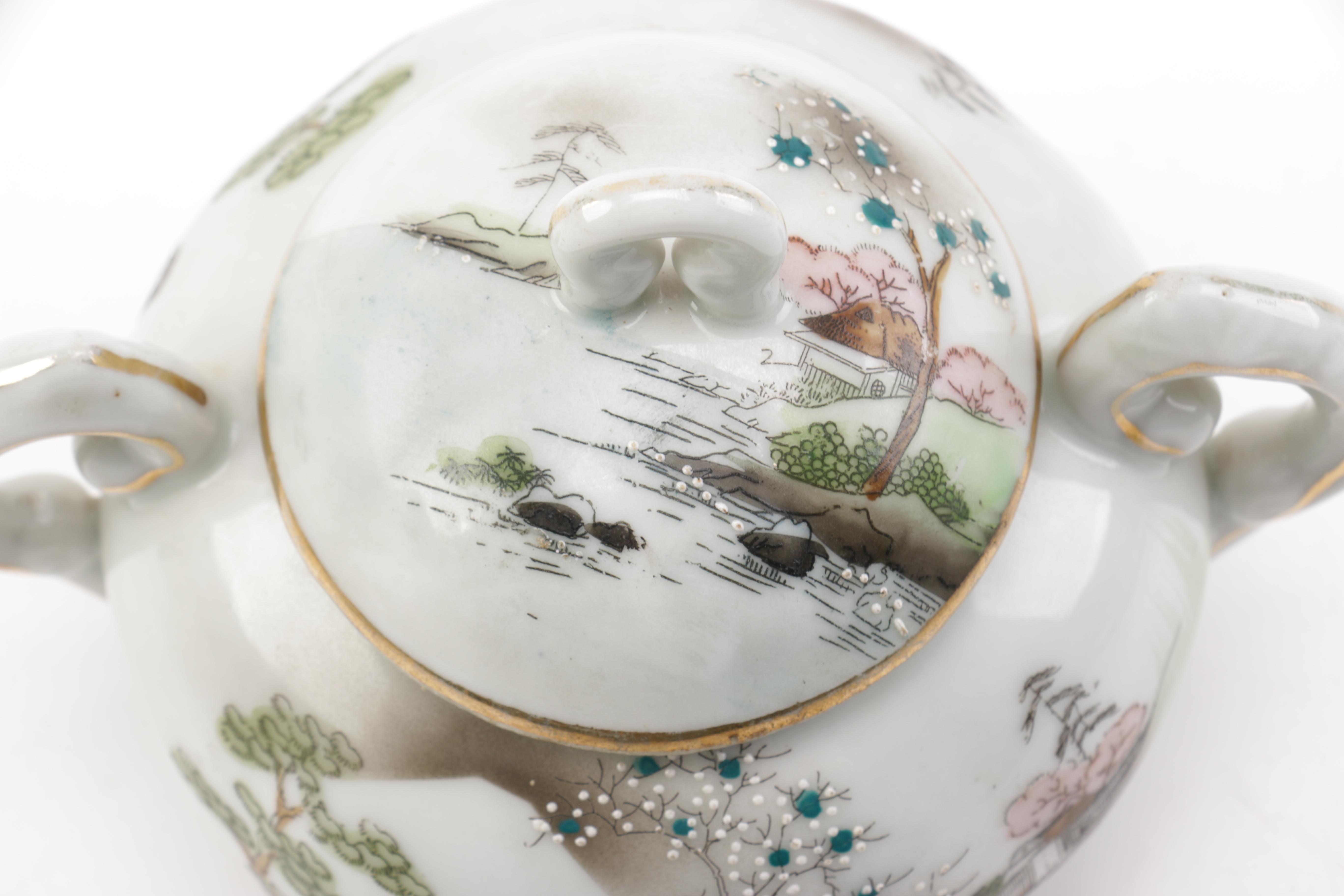 Japanese Tea set with Plates